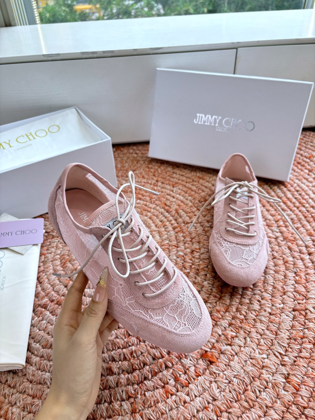 🌾G029Jimmy choo（吉米•周）周仰杰2026春Sunny F系列运动鞋火爆上新🔥品牌Logo