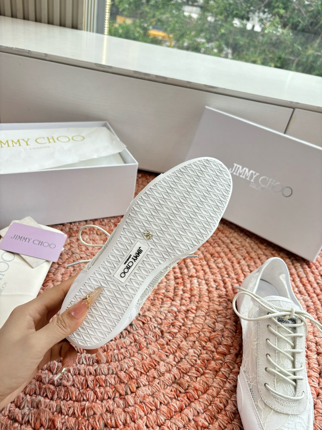 🌾G029Jimmy choo（吉米•周）周仰杰2026春Sunny F系列运动鞋火爆上新🔥品牌Logo