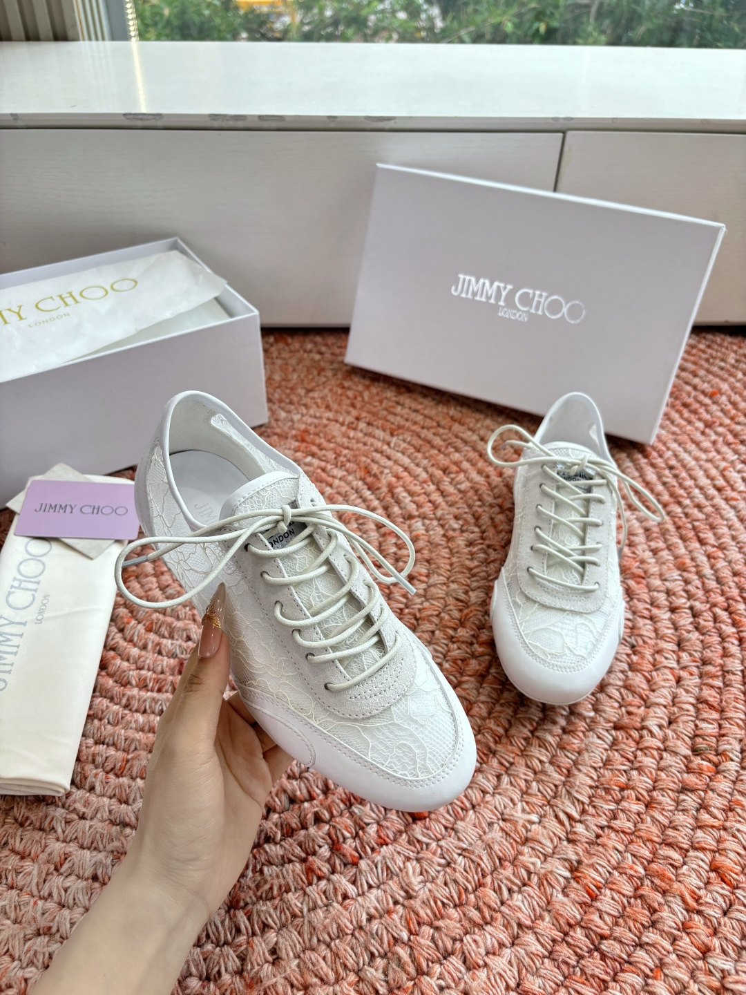 🌾G029Jimmy choo（吉米•周）周仰杰2026春Sunny F系列运动鞋火爆上新🔥品牌Logo
