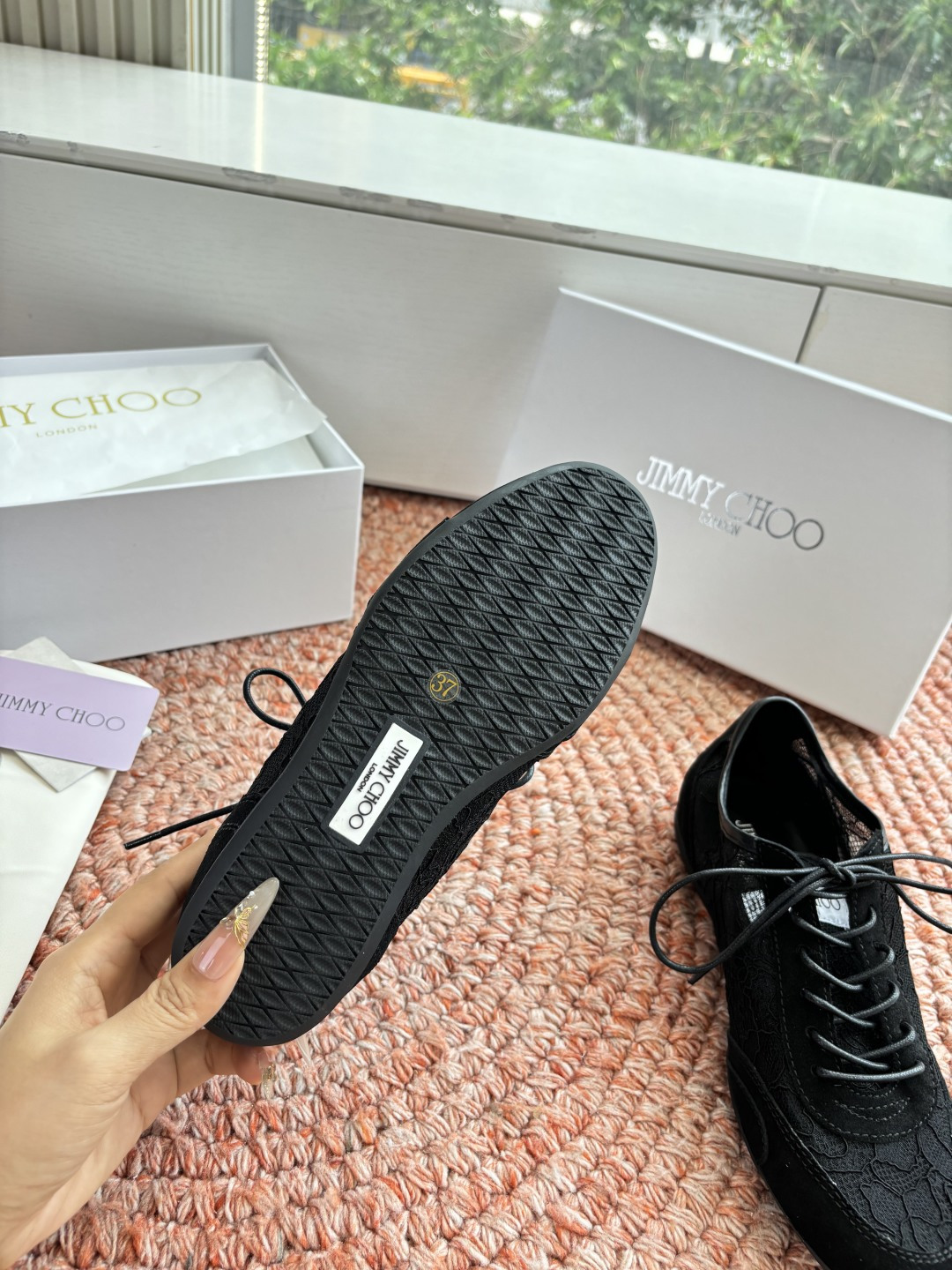 🌾G029Jimmy choo（吉米•周）周仰杰2026春Sunny F系列运动鞋火爆上新🔥品牌Logo