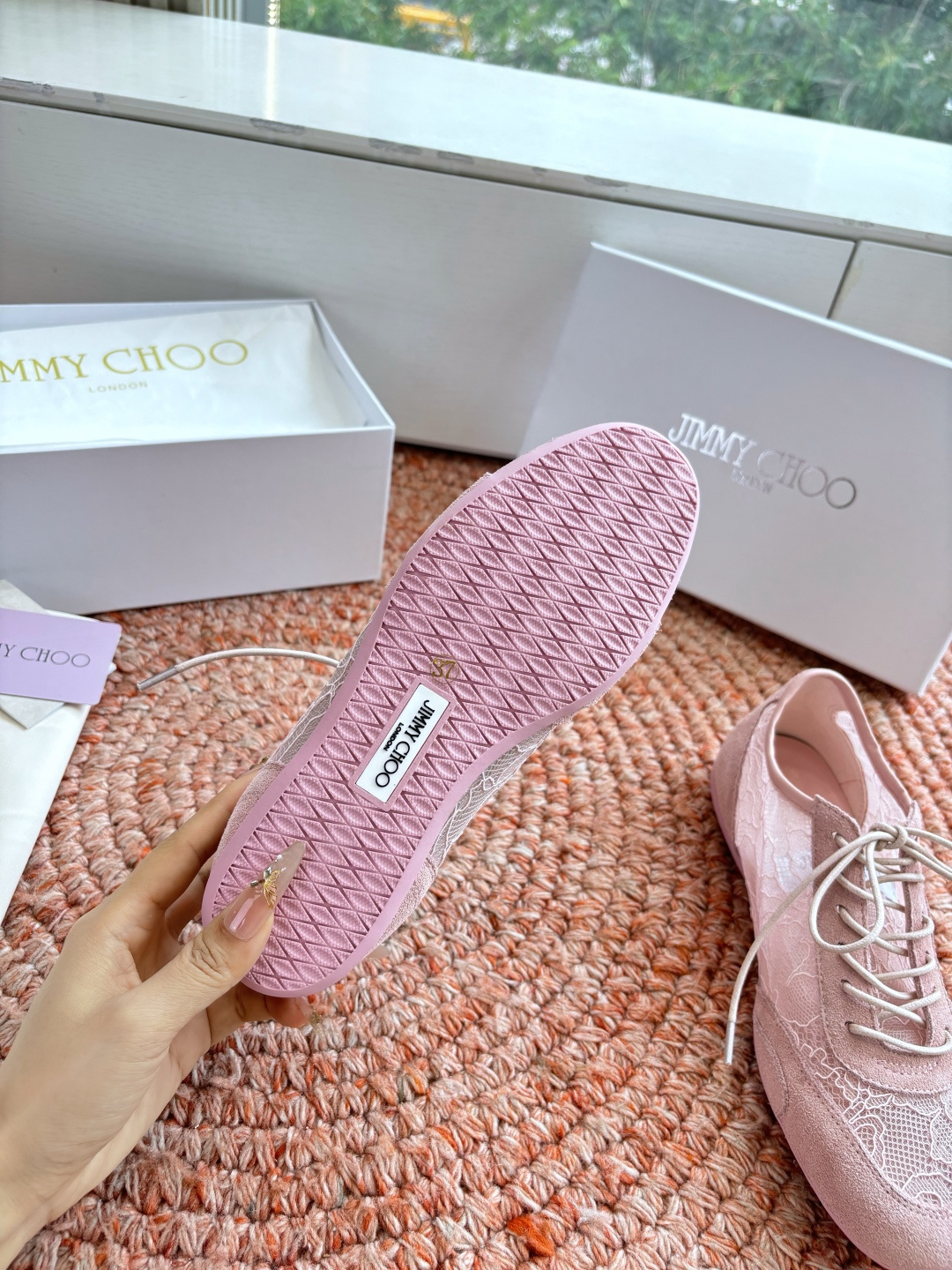 🌾G029Jimmy choo（吉米•周）周仰杰2026春Sunny F系列运动鞋火爆上新🔥品牌Logo