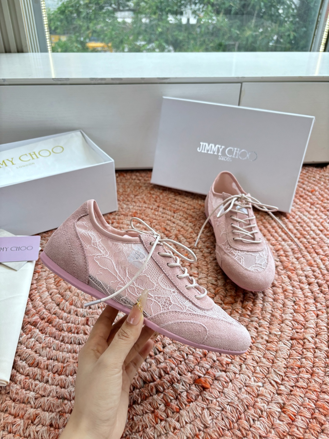 🌾G029Jimmy choo（吉米•周）周仰杰2026春Sunny F系列运动鞋火爆上新🔥品牌Logo