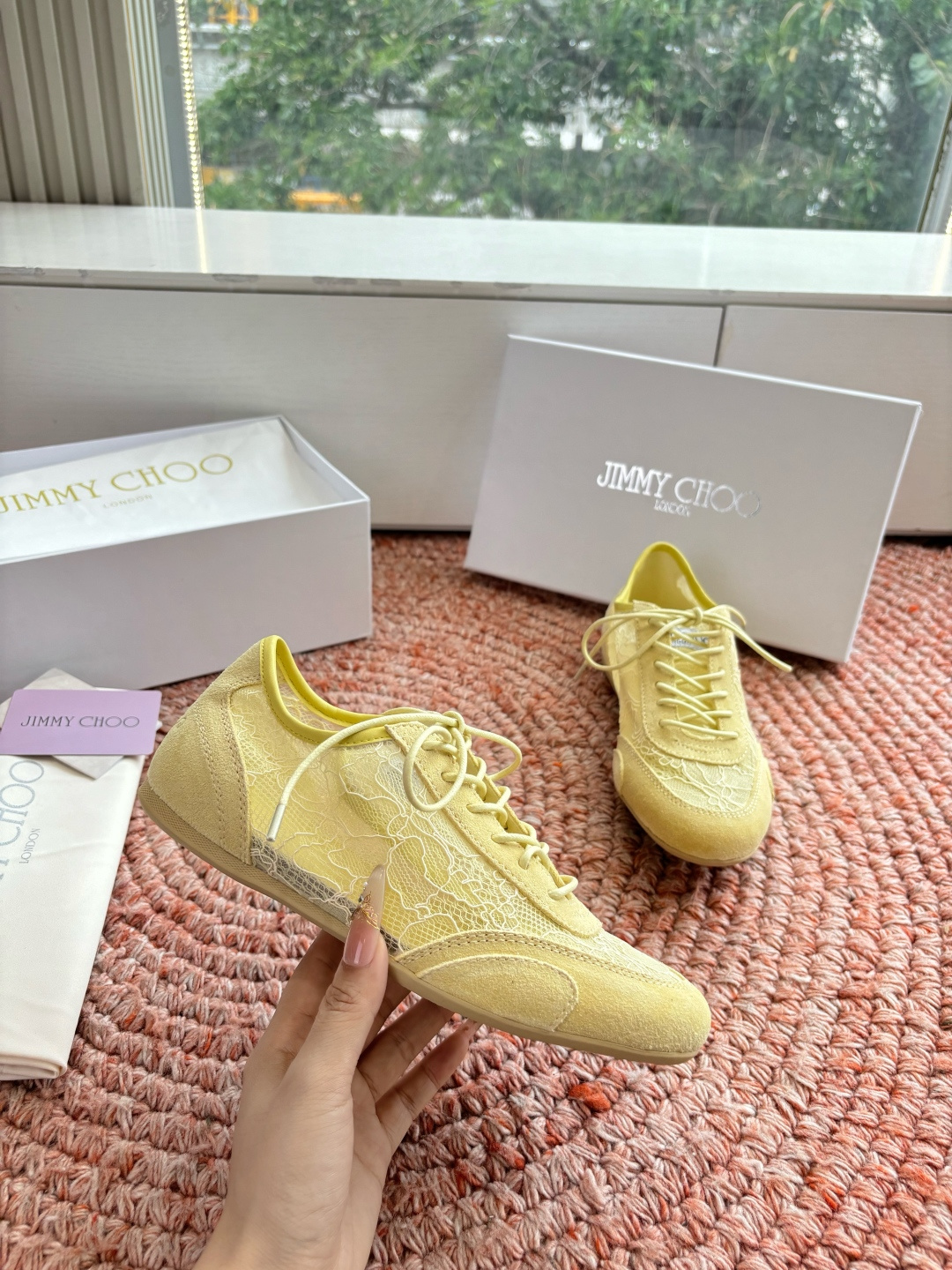 🌾G029Jimmy choo（吉米•周）周仰杰2026春Sunny F系列运动鞋火爆上新🔥品牌Logo