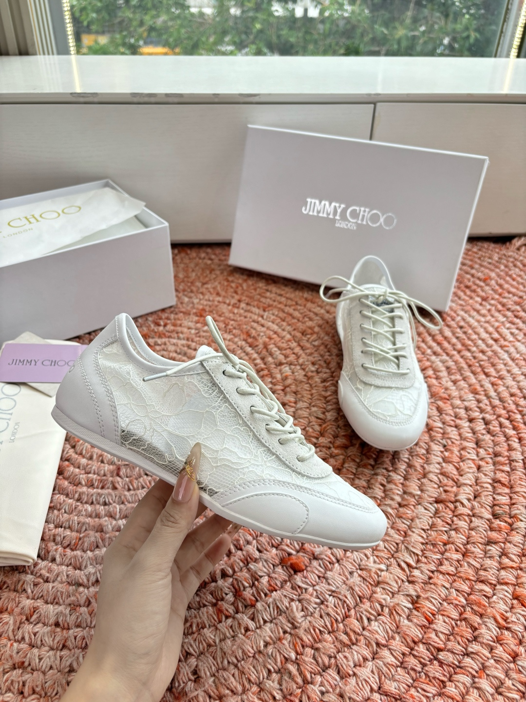 🌾G029Jimmy choo（吉米•周）周仰杰2026春Sunny F系列运动鞋火爆上新🔥品牌Logo