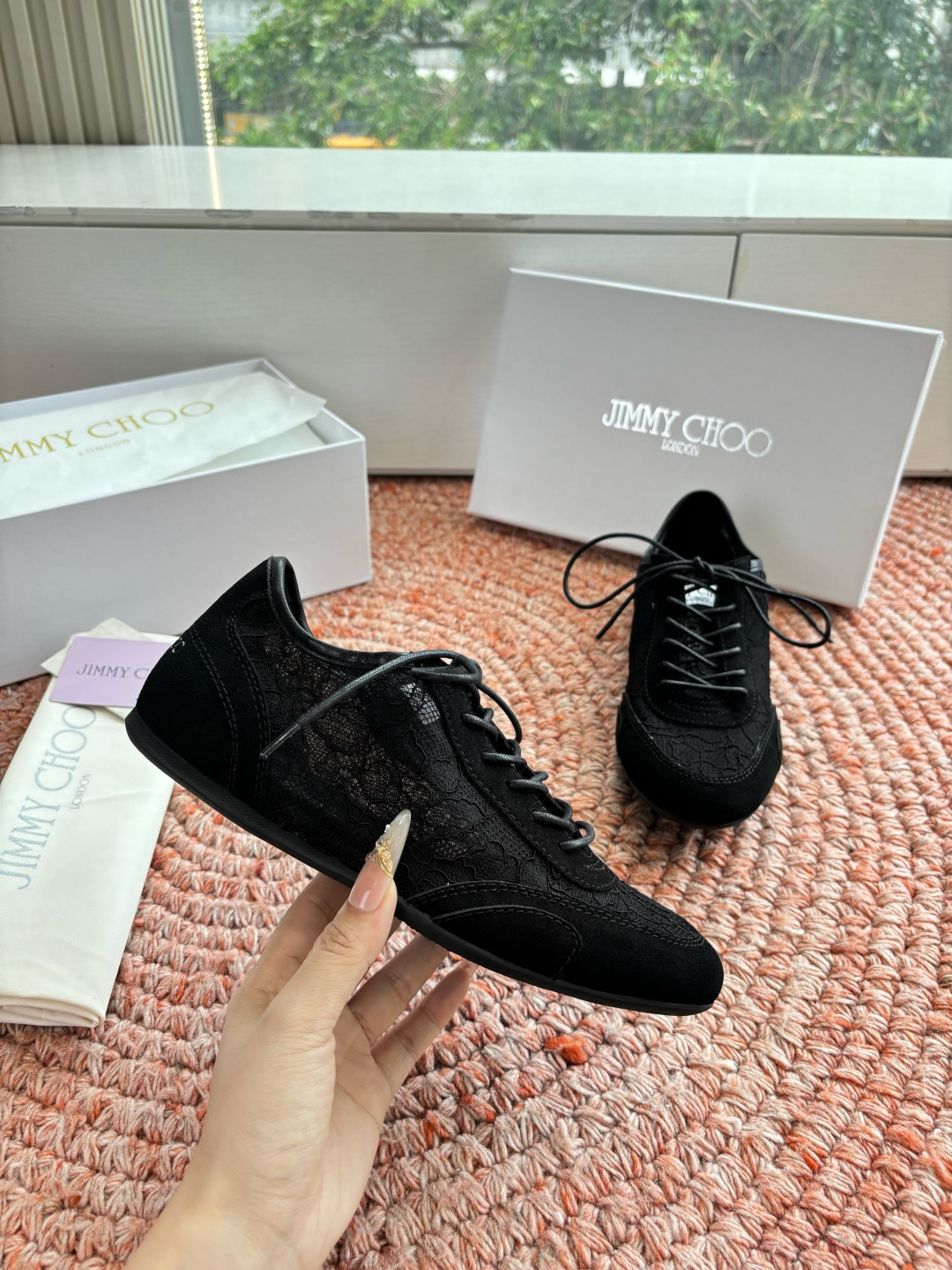 🌾G029Jimmy choo（吉米•周）周仰杰2026春Sunny F系列运动鞋火爆上新🔥品牌Logo