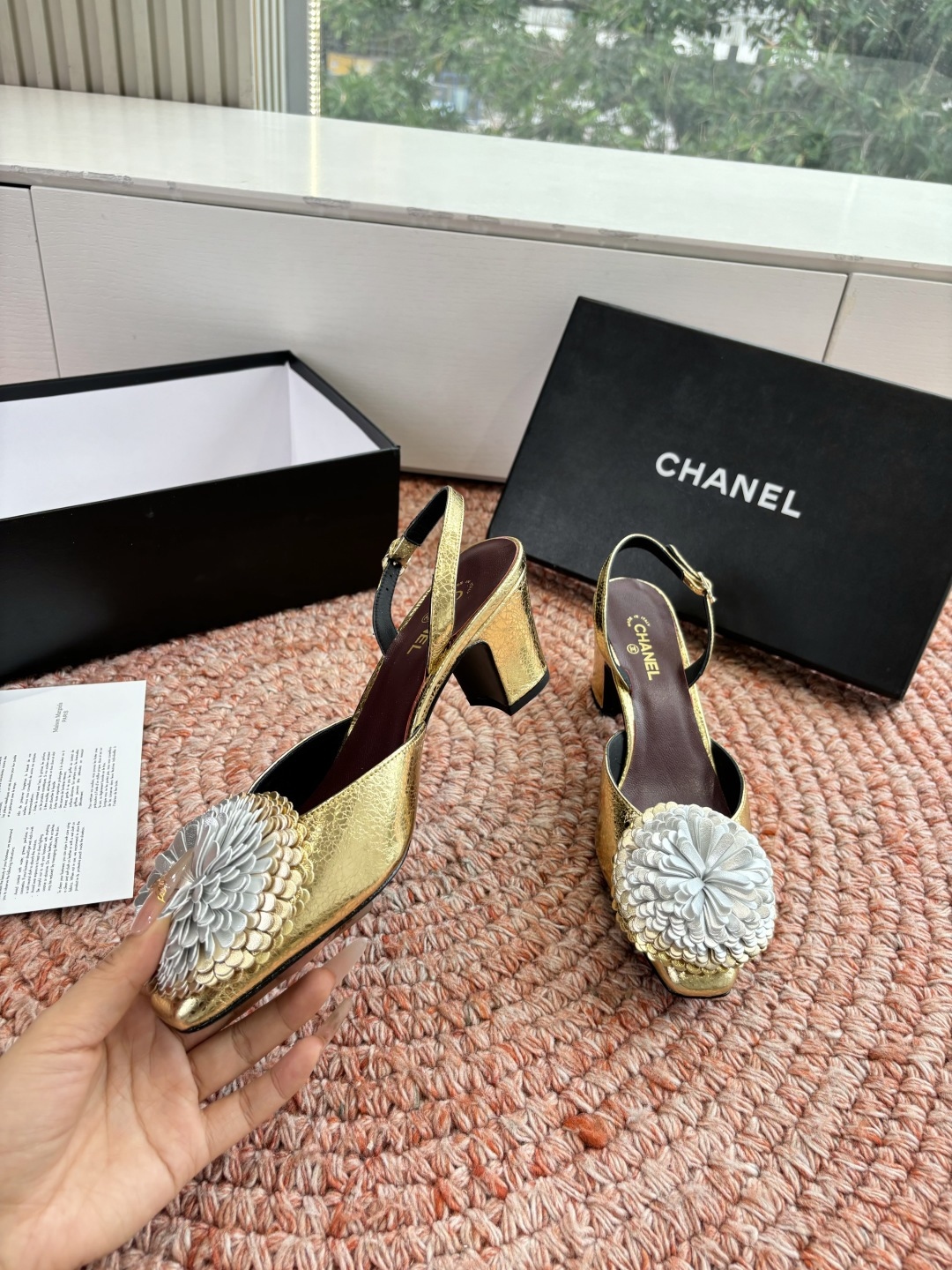 🌾G391所见即所得代购级CHANE*2026小香奈儿早春爆品毛球鞋花单鞋妥妥的自留款！！比经典款Sli