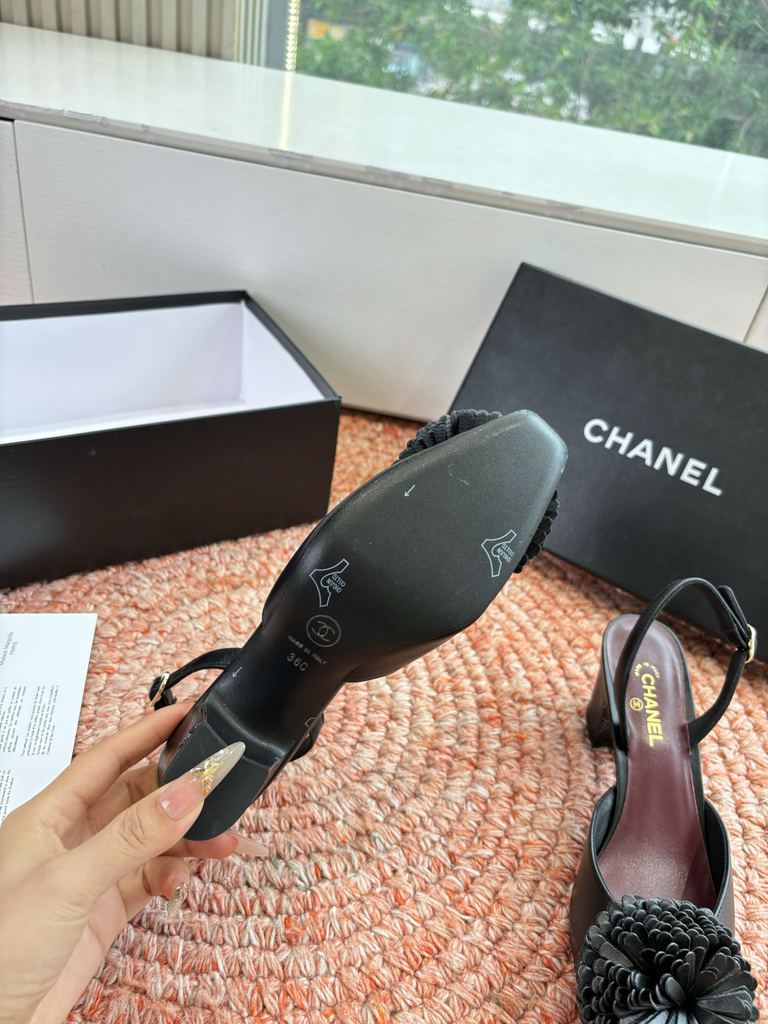 🌾G391所见即所得代购级CHANE*2026小香奈儿早春爆品毛球鞋花单鞋妥妥的自留款！！比经典款Sli