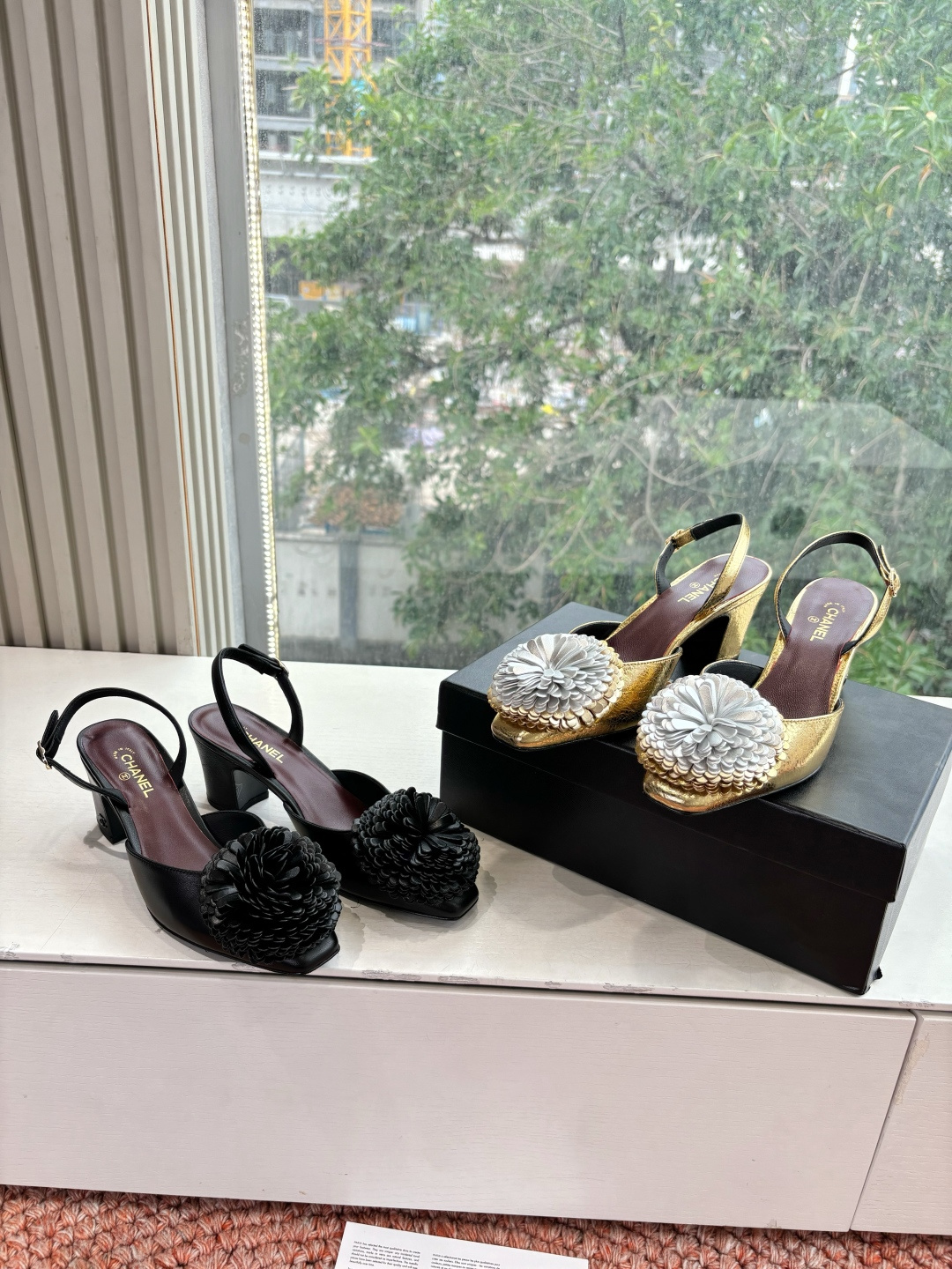 🌾G391所见即所得代购级CHANE*2026小香奈儿早春爆品毛球鞋花单鞋妥妥的自留款！！比经典款Sli