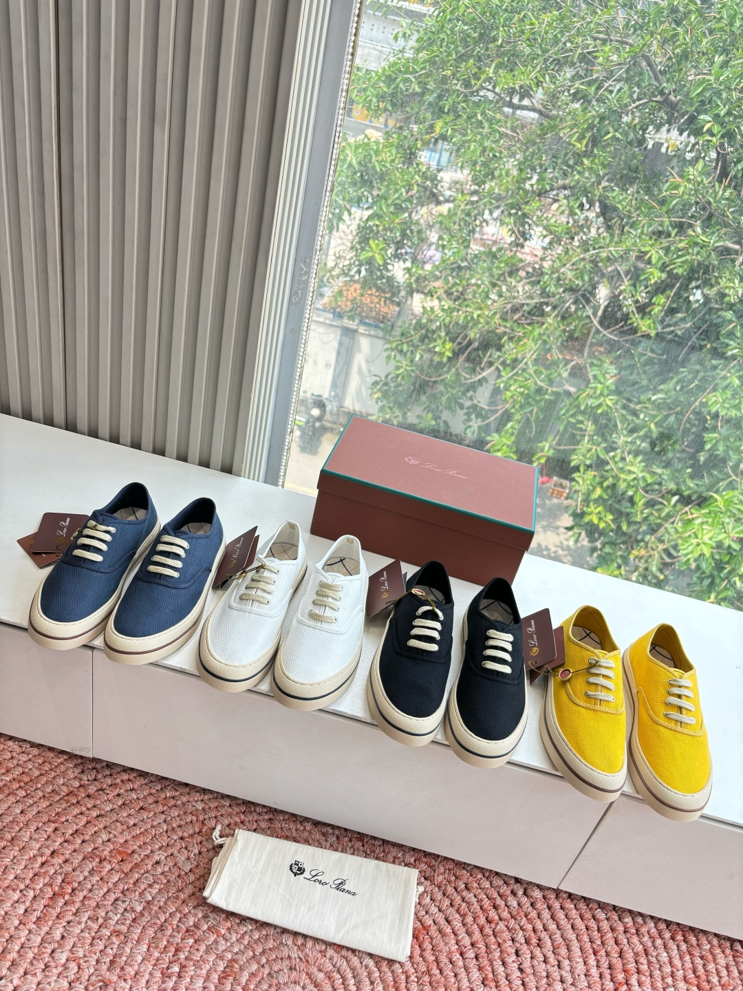 🌾G741专柜原单品质所见即所得Loro Pian*经典情侣款爆款出品lp顶级版本 英伦帆布鞋乐福鞋原来