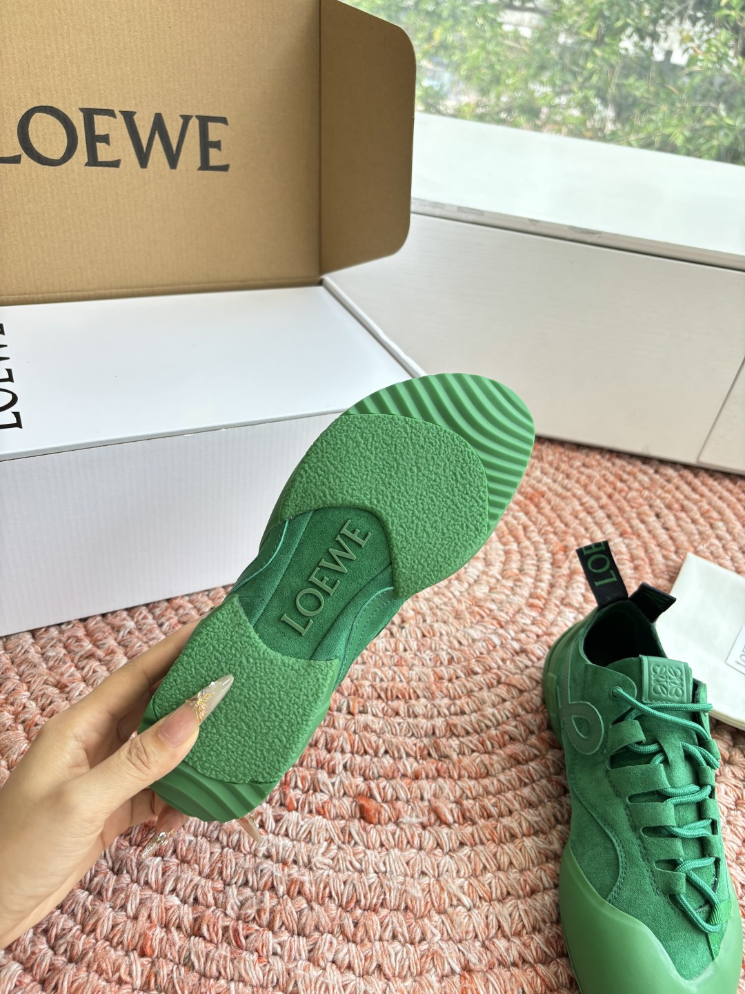 🌾G029所见即所得LOEW·*罗意威2026新款 新色上新活力满满芭蕾阿甘鞋罗意威新款Grip｜登山款