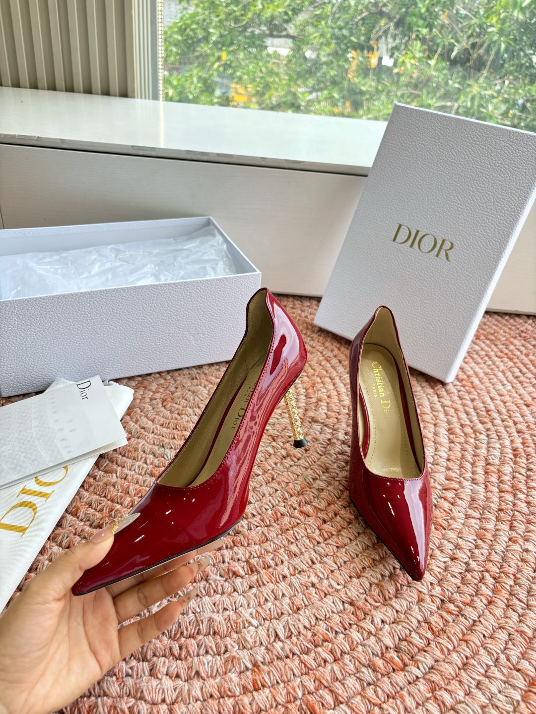 🌾G269所见即所得Dior迪奥2026春夏新款尖头玛丽珍平底单鞋鞋头CD扣装饰彰显品牌标志⚡满满的女人