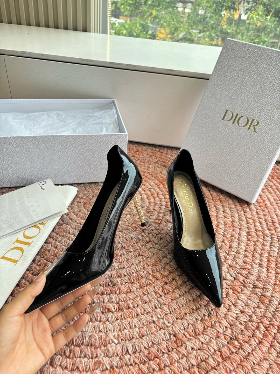 🌾G269所见即所得Dior迪奥2026春夏新款尖头玛丽珍平底单鞋鞋头CD扣装饰彰显品牌标志⚡满满的女人