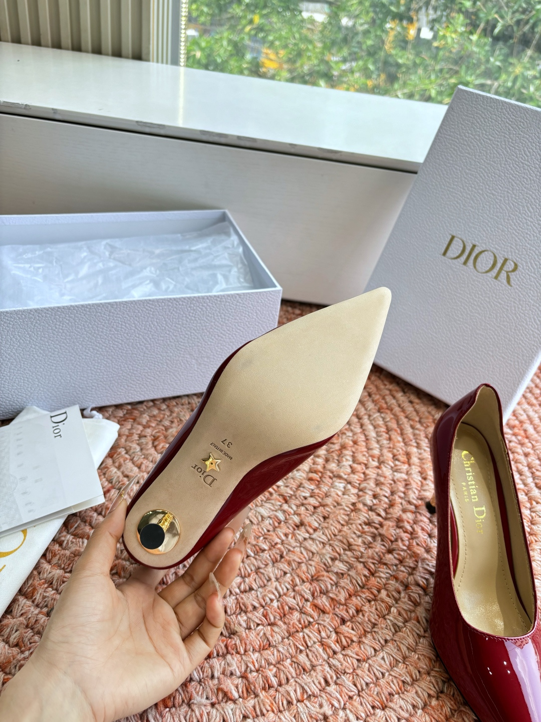 🌾G269所见即所得Dior迪奥2026春夏新款尖头玛丽珍平底单鞋鞋头CD扣装饰彰显品牌标志⚡满满的女人