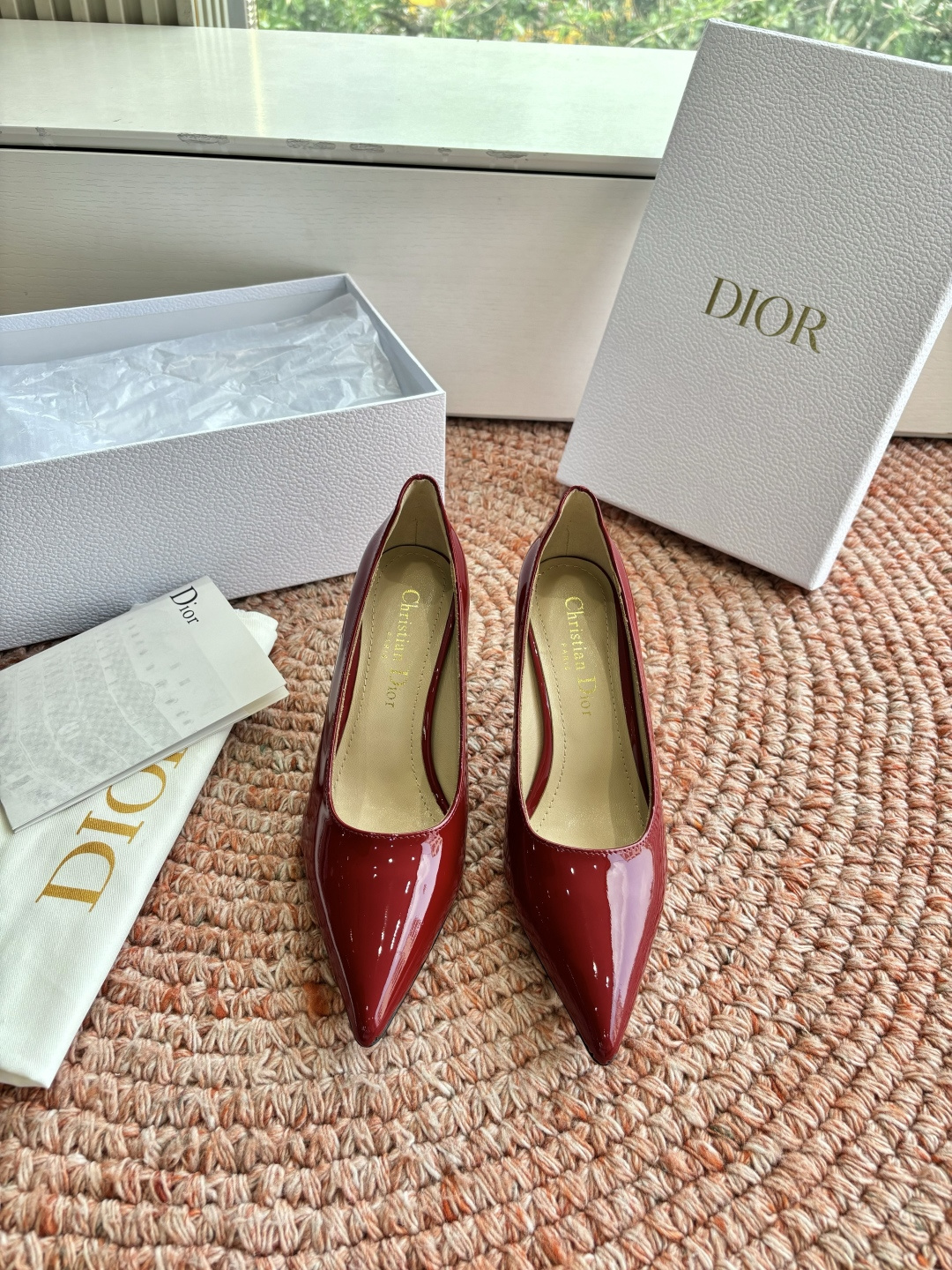 🌾G269所见即所得Dior迪奥2026春夏新款尖头玛丽珍平底单鞋鞋头CD扣装饰彰显品牌标志⚡满满的女人