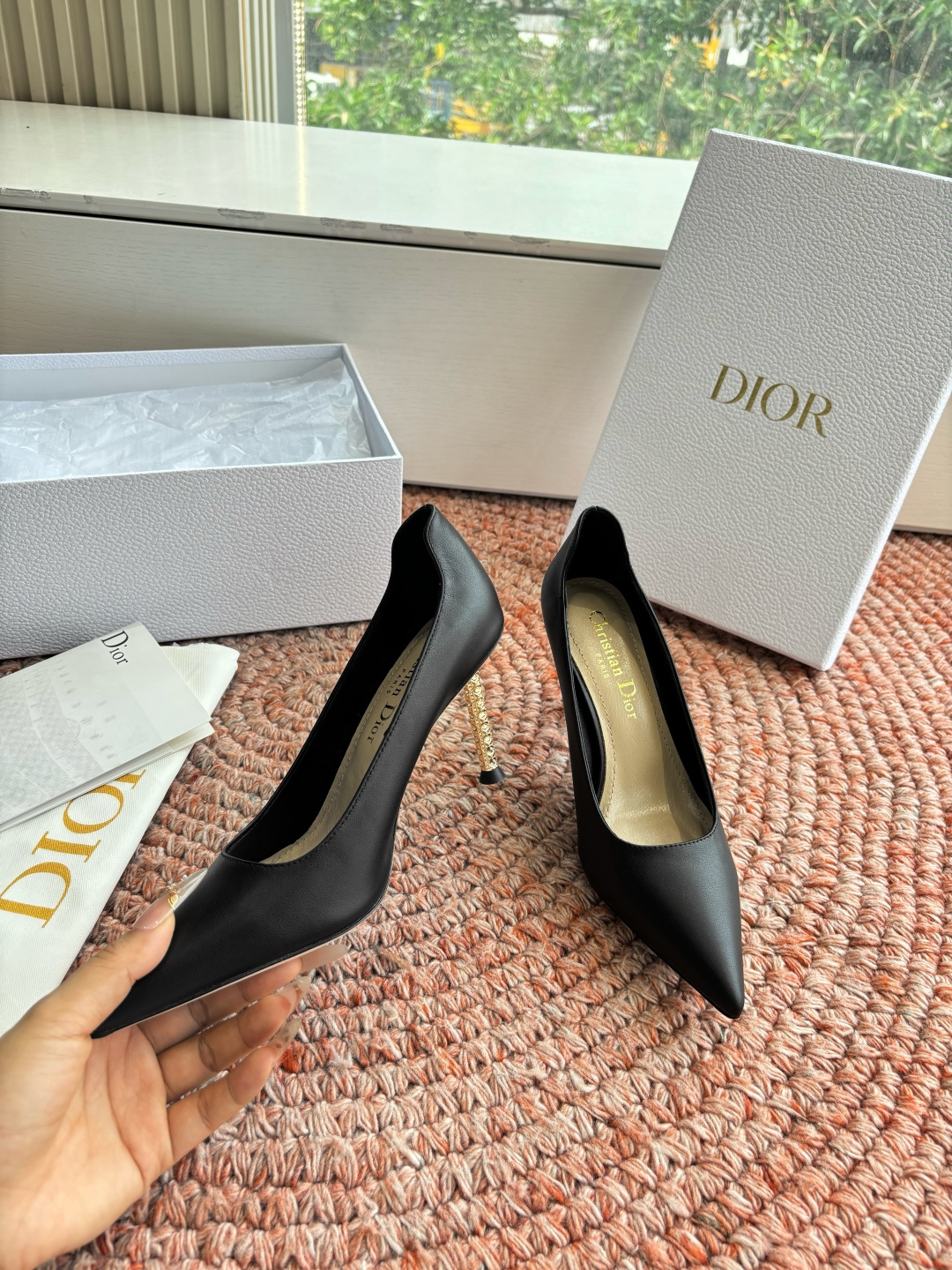 🌾G269所见即所得Dior迪奥2026春夏新款尖头玛丽珍平底单鞋鞋头CD扣装饰彰显品牌标志⚡满满的女人