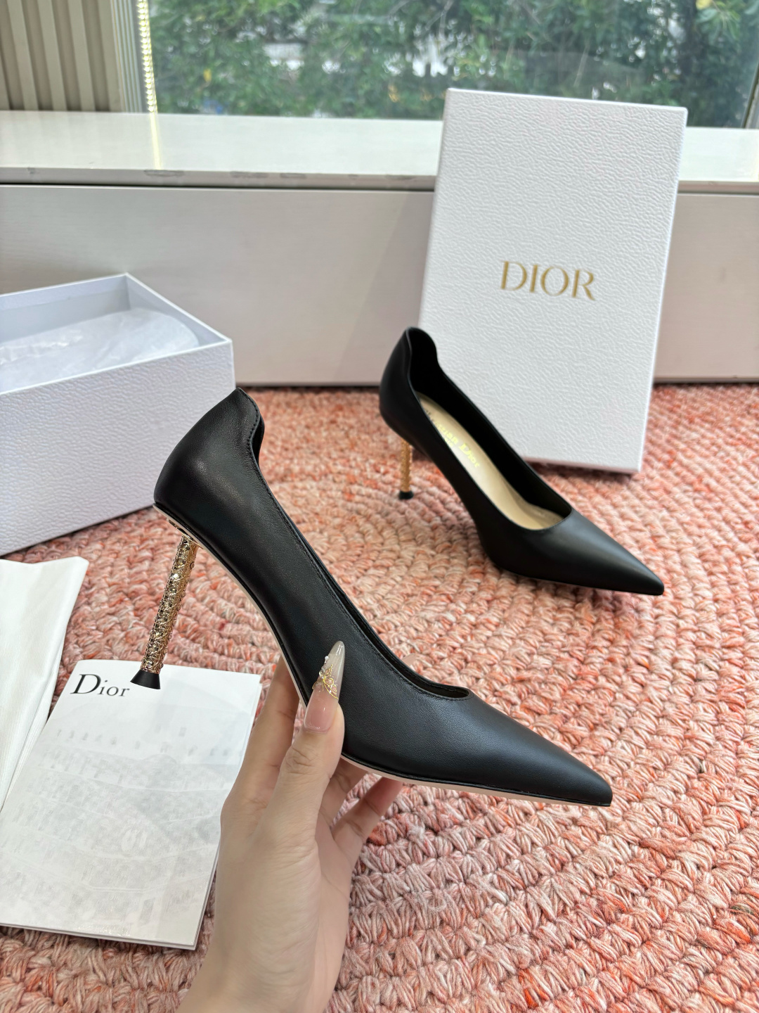 🌾G269所见即所得Dior迪奥2026春夏新款尖头玛丽珍平底单鞋鞋头CD扣装饰彰显品牌标志⚡满满的女人