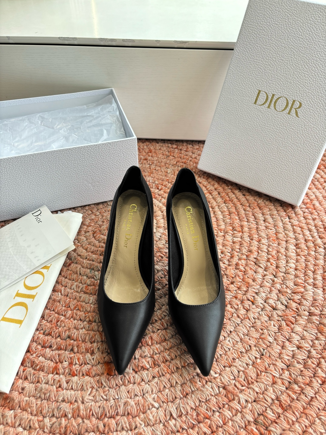 🌾G269所见即所得Dior迪奥2026春夏新款尖头玛丽珍平底单鞋鞋头CD扣装饰彰显品牌标志⚡满满的女人