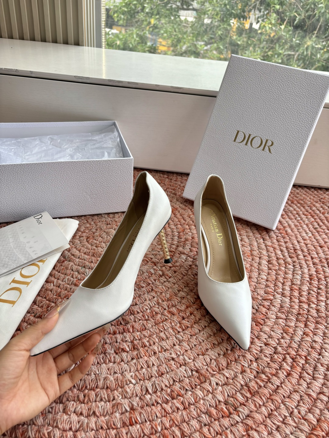 🌾G269所见即所得Dior迪奥2026春夏新款尖头玛丽珍平底单鞋鞋头CD扣装饰彰显品牌标志⚡满满的女人
