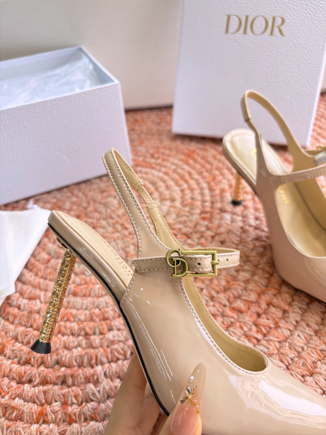 🌾G269所见即所得Dior迪奥2026春夏新款尖头玛丽珍平底单鞋鞋头CD扣装饰彰显品牌标志⚡满满的女人