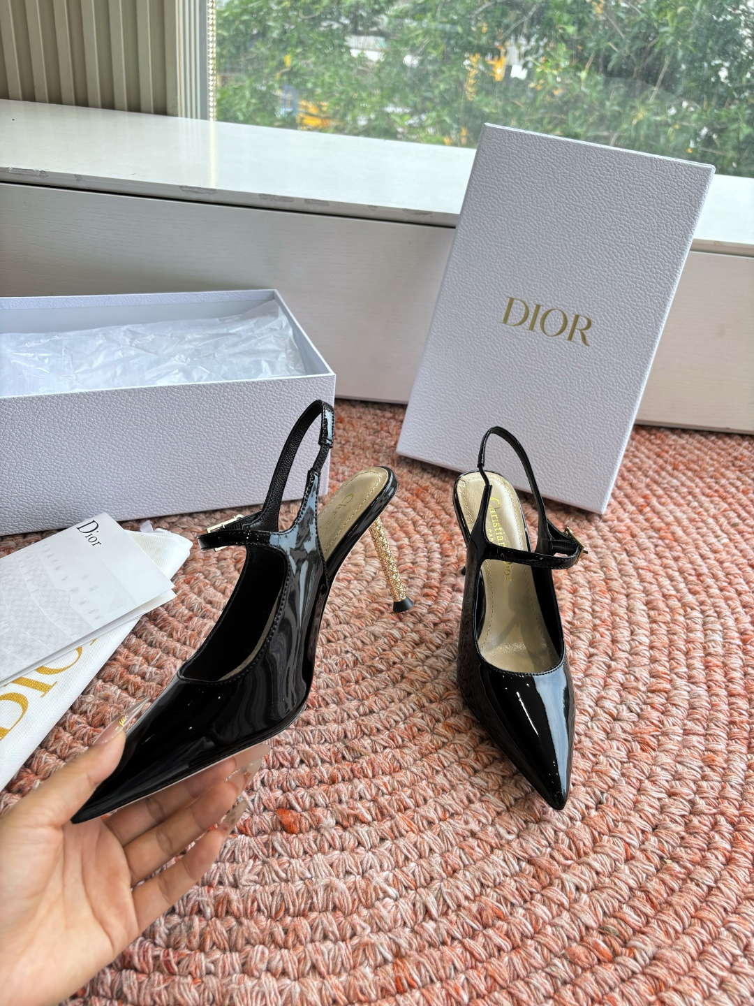 🌾G269所见即所得Dior迪奥2026春夏新款尖头玛丽珍平底单鞋鞋头CD扣装饰彰显品牌标志⚡满满的女人