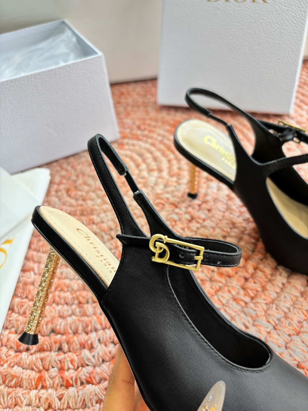 🌾G269所见即所得Dior迪奥2026春夏新款尖头玛丽珍平底单鞋鞋头CD扣装饰彰显品牌标志⚡满满的女人