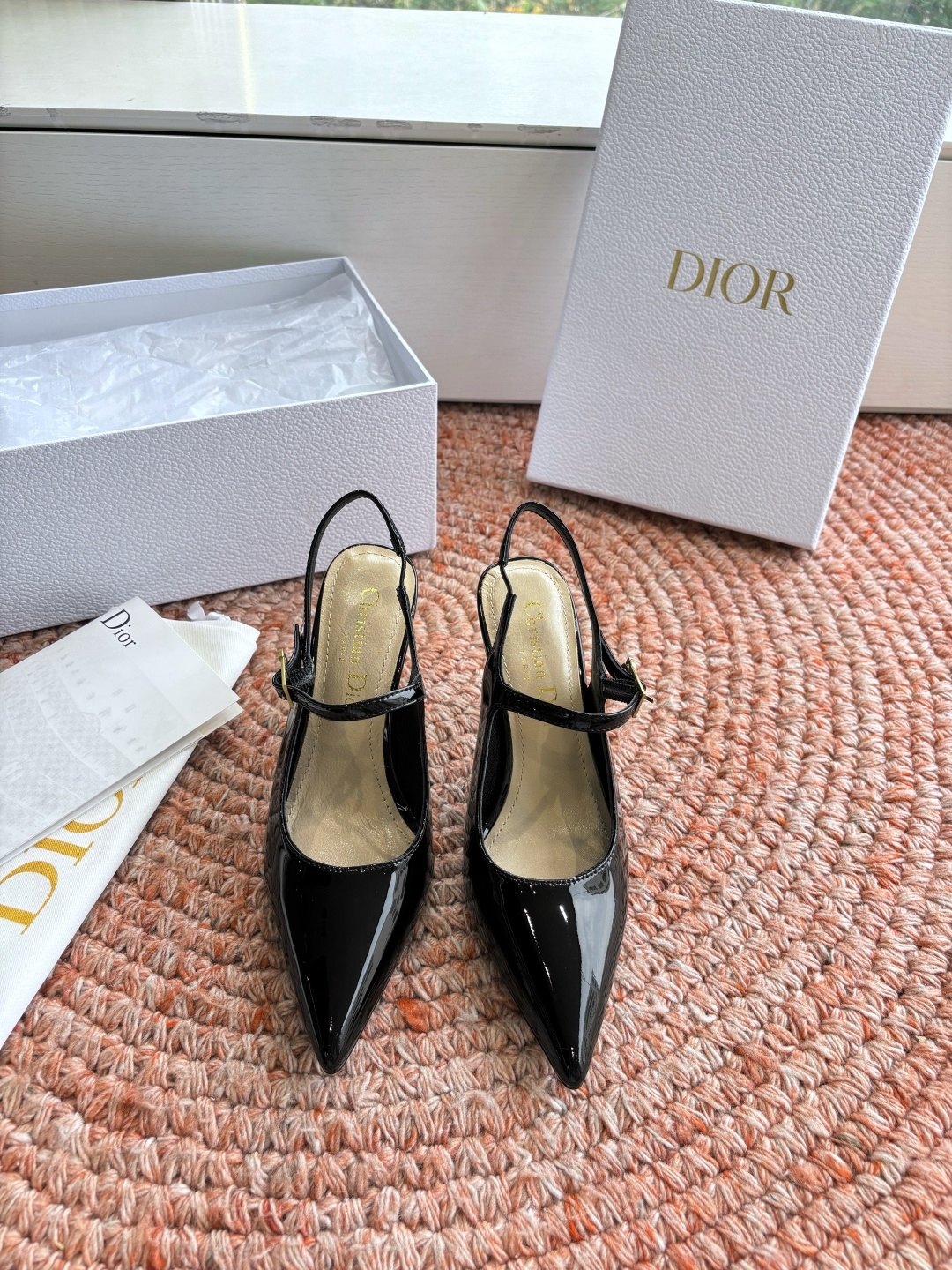 🌾G269所见即所得Dior迪奥2026春夏新款尖头玛丽珍平底单鞋鞋头CD扣装饰彰显品牌标志⚡满满的女人