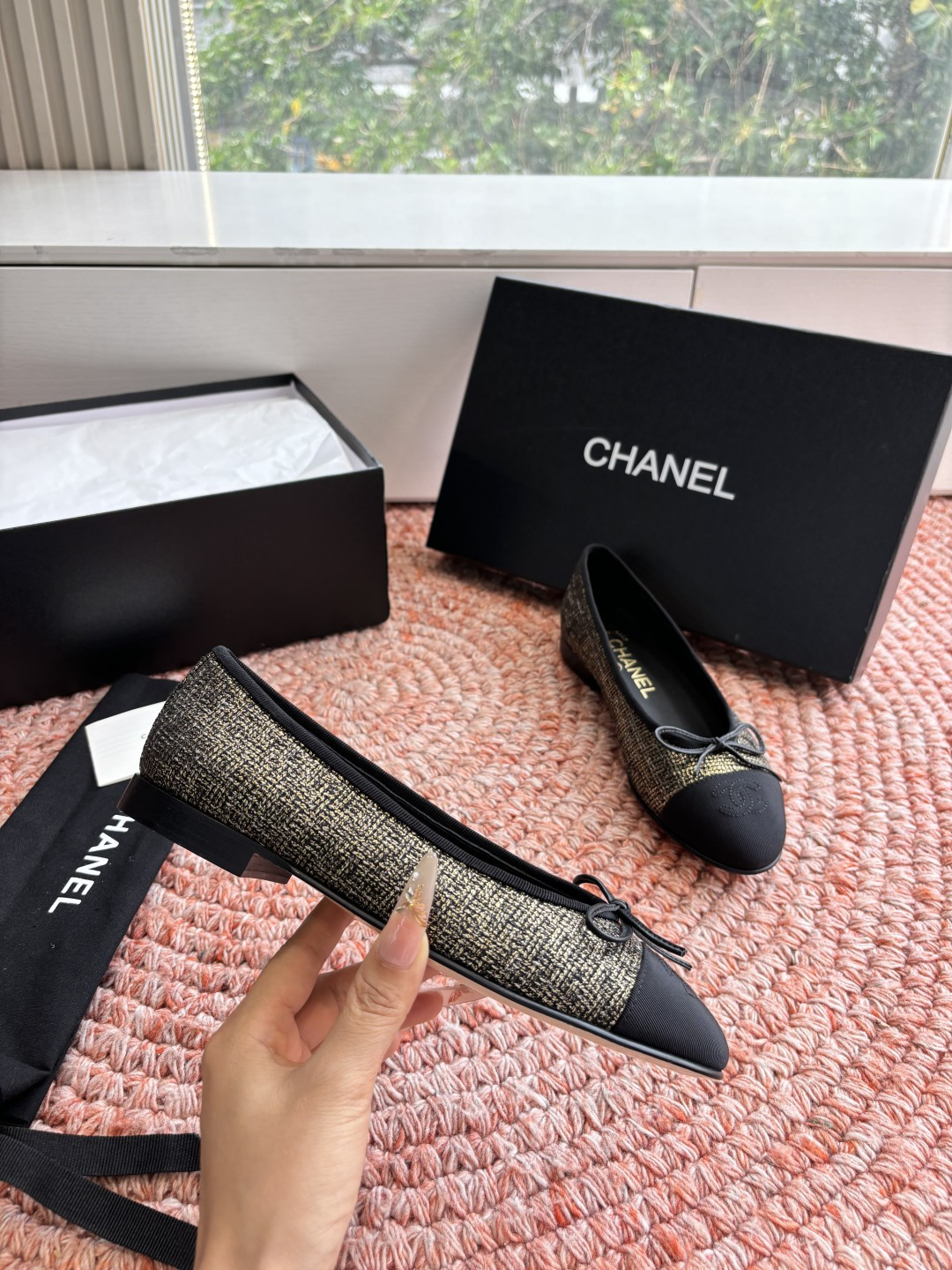 🌾G233所见即所得代购级CHANE*2026小香奈儿早春爆品玛丽珍包头单鞋凉鞋妥妥的自留款！！比经典款