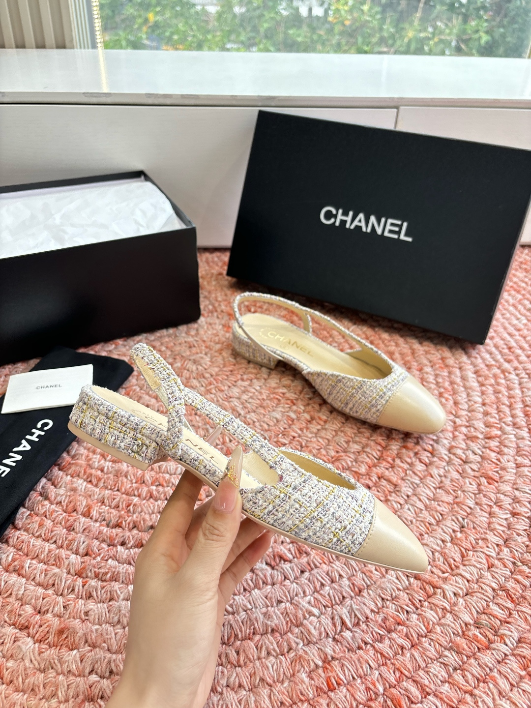 🌾G233所见即所得代购级CHANE*2026小香奈儿早春爆品玛丽珍包头单鞋凉鞋妥妥的自留款！！比经典款