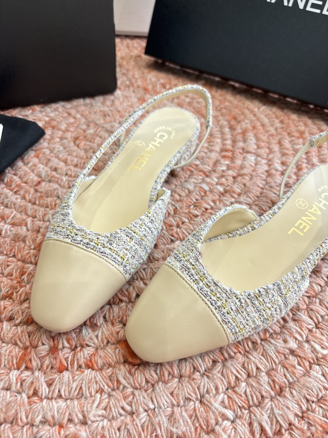 🌾G233所见即所得代购级CHANE*2026小香奈儿早春爆品玛丽珍包头单鞋凉鞋妥妥的自留款！！比经典款