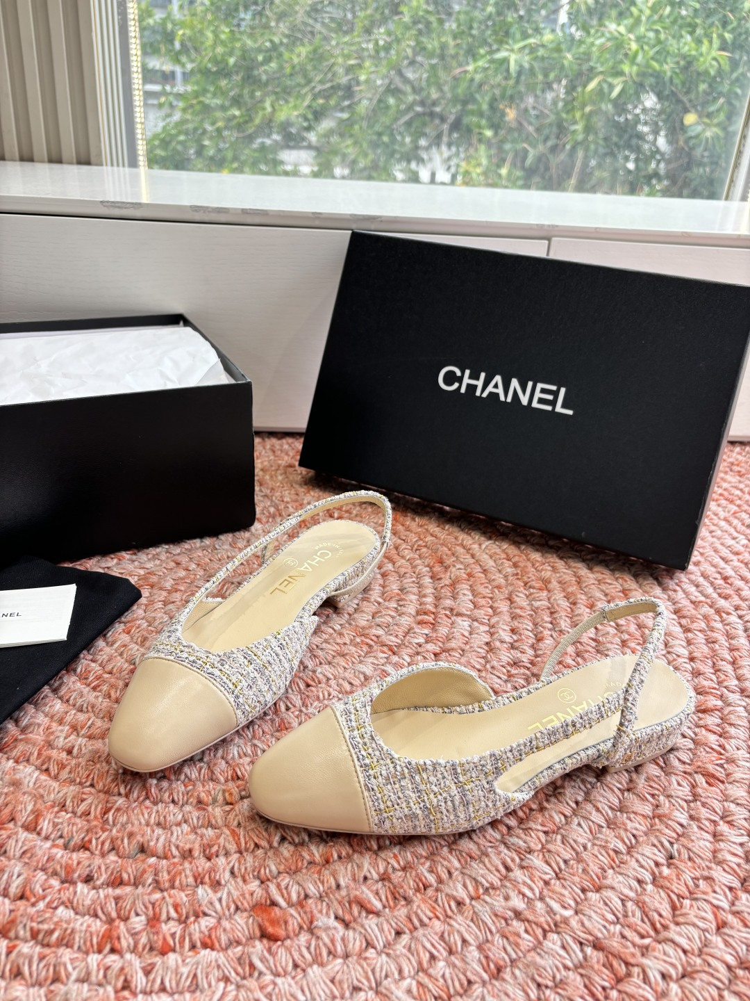 🌾G233所见即所得代购级CHANE*2026小香奈儿早春爆品玛丽珍包头单鞋凉鞋妥妥的自留款！！比经典款