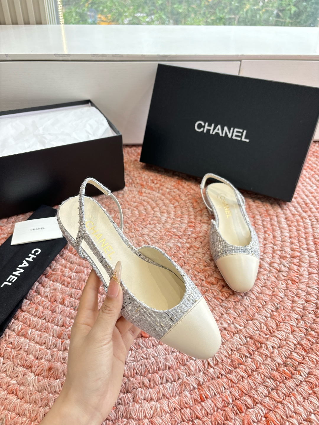 🌾G233所见即所得代购级CHANE*2026小香奈儿早春爆品玛丽珍包头单鞋凉鞋妥妥的自留款！！比经典款