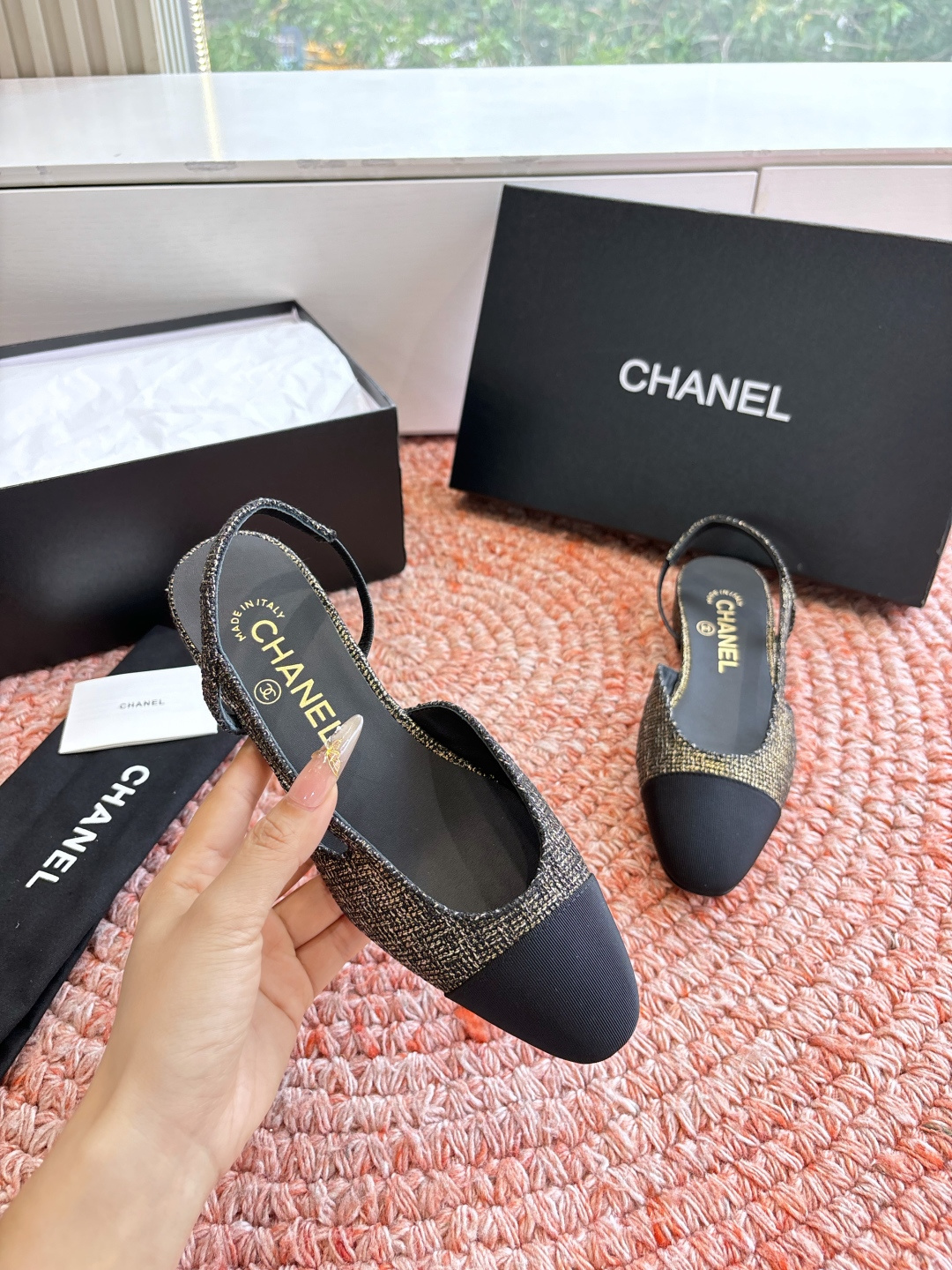 🌾G233所见即所得代购级CHANE*2026小香奈儿早春爆品玛丽珍包头单鞋凉鞋妥妥的自留款！！比经典款