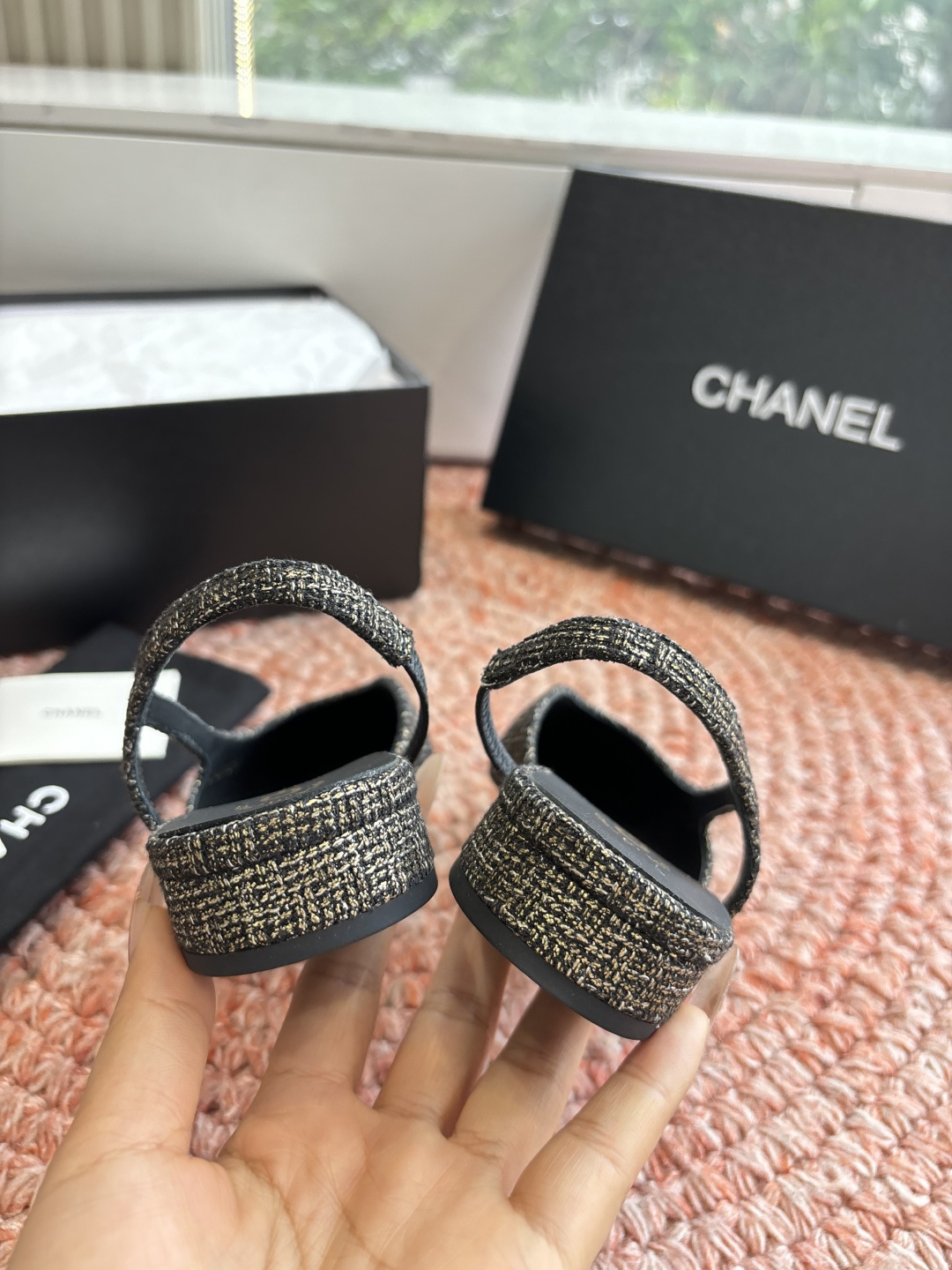 🌾G233所见即所得代购级CHANE*2026小香奈儿早春爆品玛丽珍包头单鞋凉鞋妥妥的自留款！！比经典款