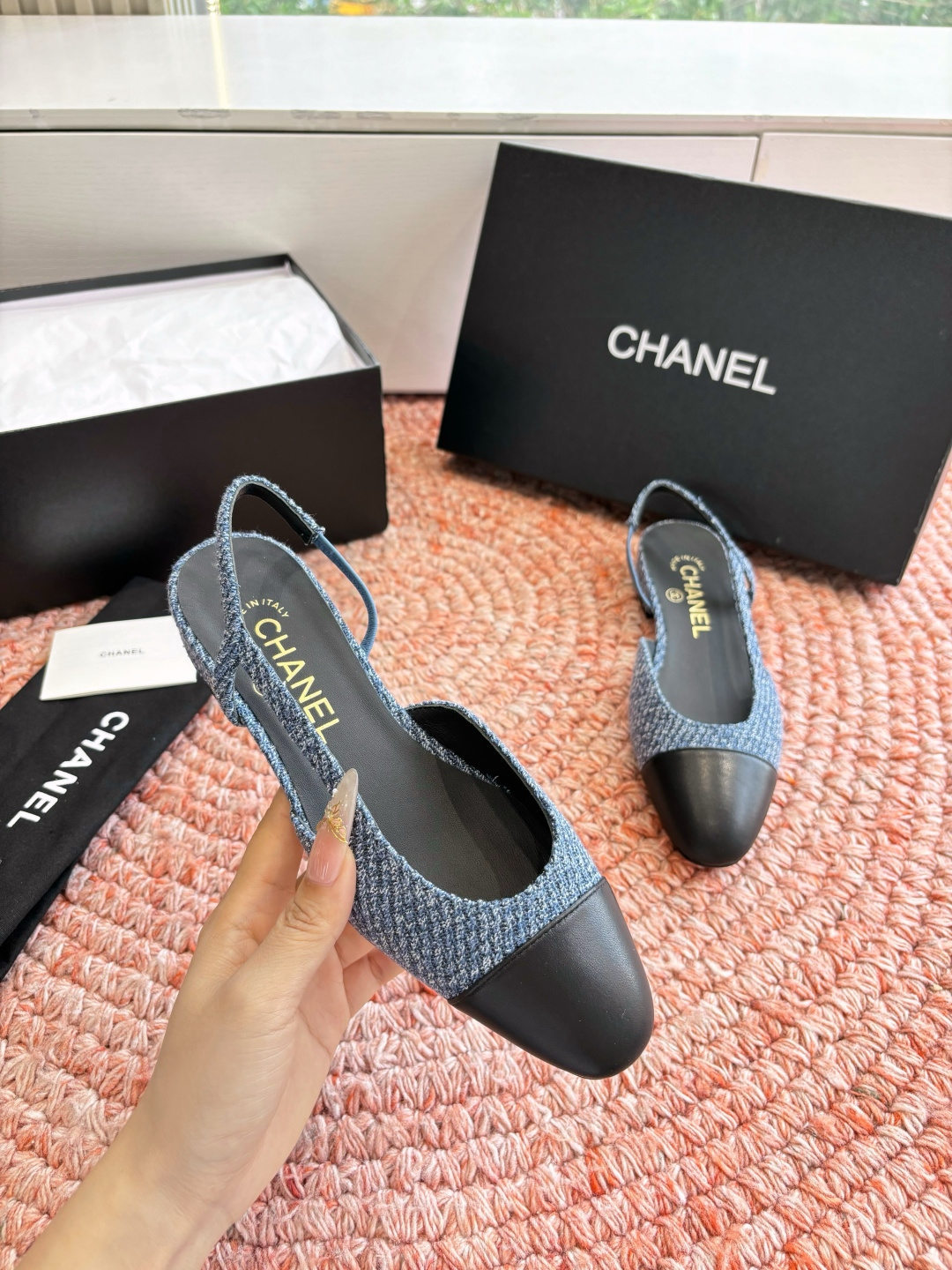 🌾G233所见即所得代购级CHANE*2026小香奈儿早春爆品玛丽珍包头单鞋凉鞋妥妥的自留款！！比经典款
