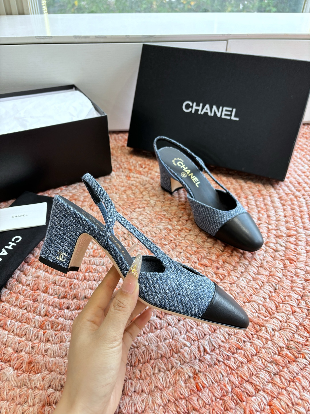 🌾G233所见即所得代购级CHANE*2026小香奈儿早春爆品玛丽珍包头单鞋凉鞋妥妥的自留款！！比经典款