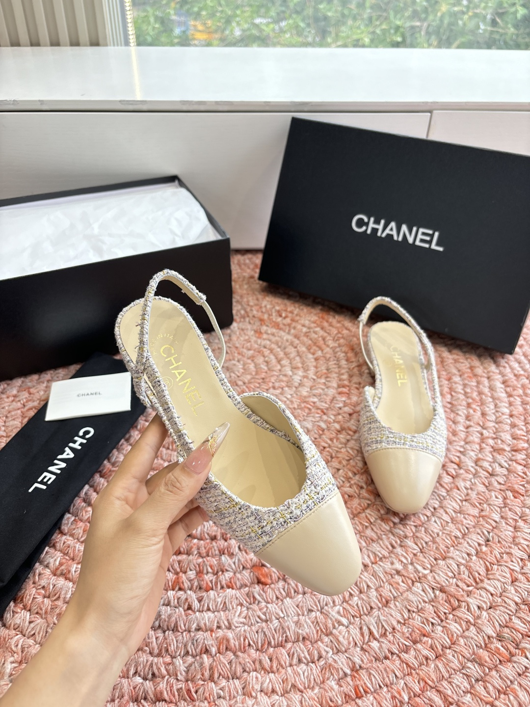 🌾G233所见即所得代购级CHANE*2026小香奈儿早春爆品玛丽珍包头单鞋凉鞋妥妥的自留款！！比经典款