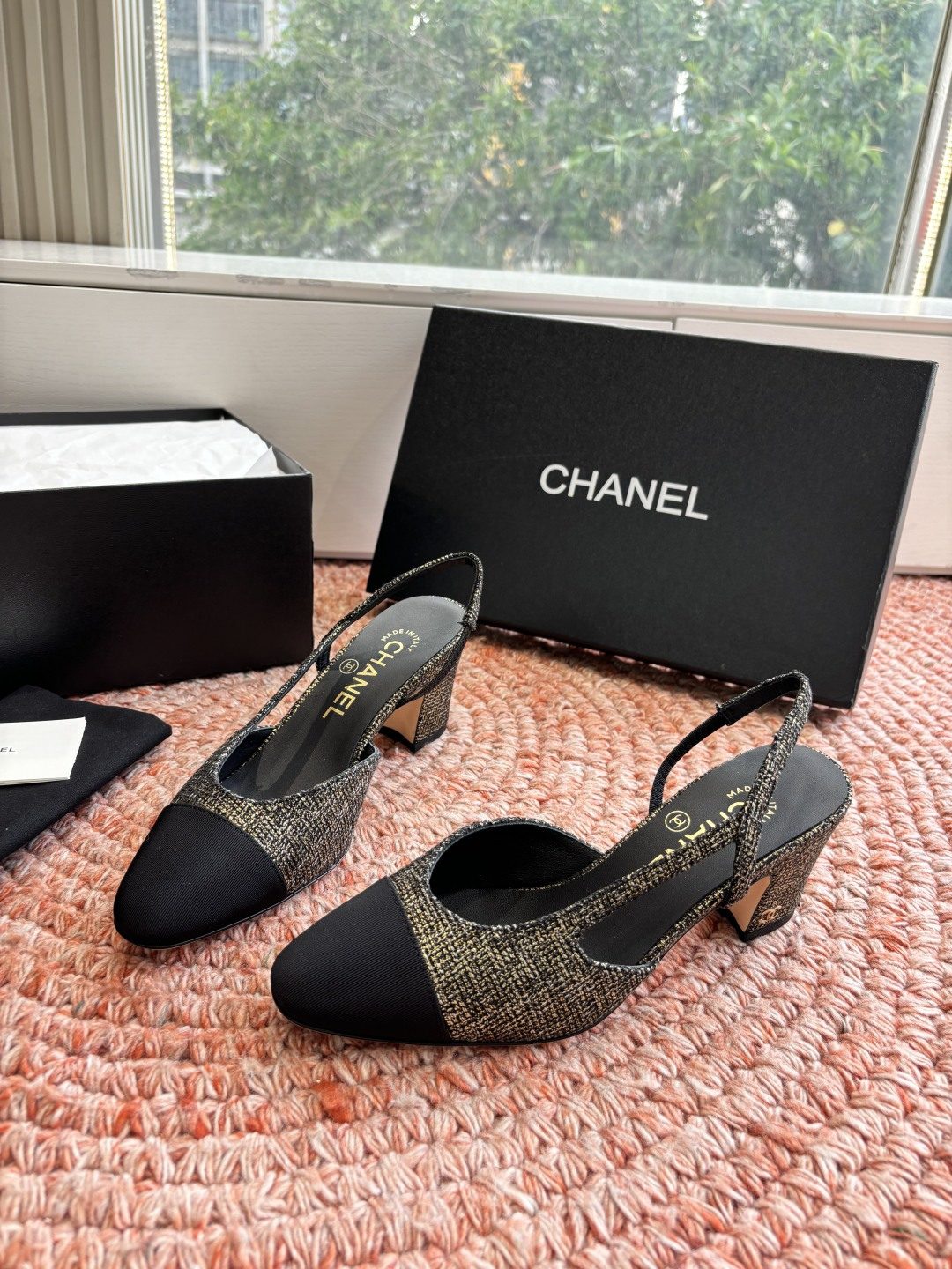 🌾G233所见即所得代购级CHANE*2026小香奈儿早春爆品玛丽珍包头单鞋凉鞋妥妥的自留款！！比经典款