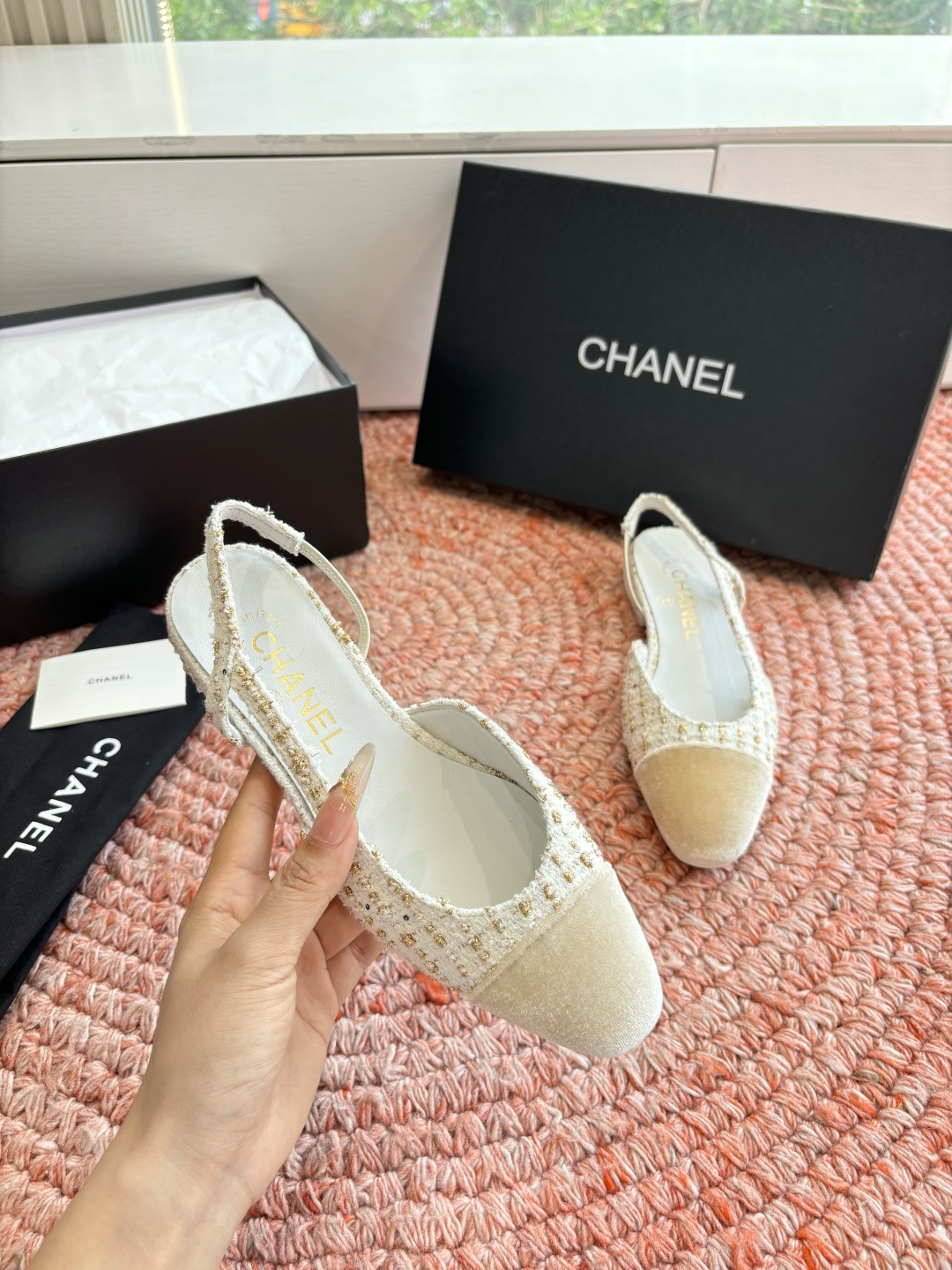 🌾G233所见即所得代购级CHANE*2026小香奈儿早春爆品玛丽珍包头单鞋凉鞋妥妥的自留款！！比经典款