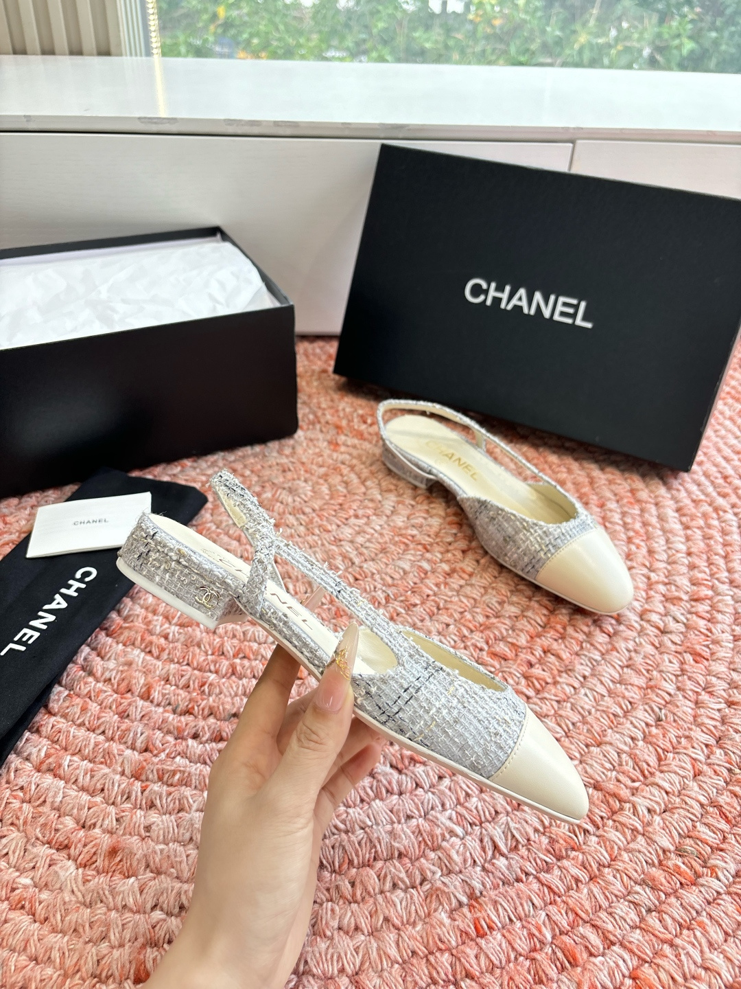 🌾G233所见即所得代购级CHANE*2026小香奈儿早春爆品玛丽珍包头单鞋凉鞋妥妥的自留款！！比经典款