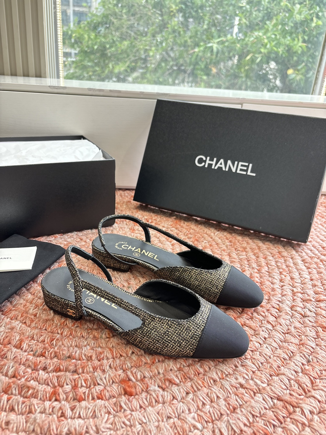 🌾G233所见即所得代购级CHANE*2026小香奈儿早春爆品玛丽珍包头单鞋凉鞋妥妥的自留款！！比经典款