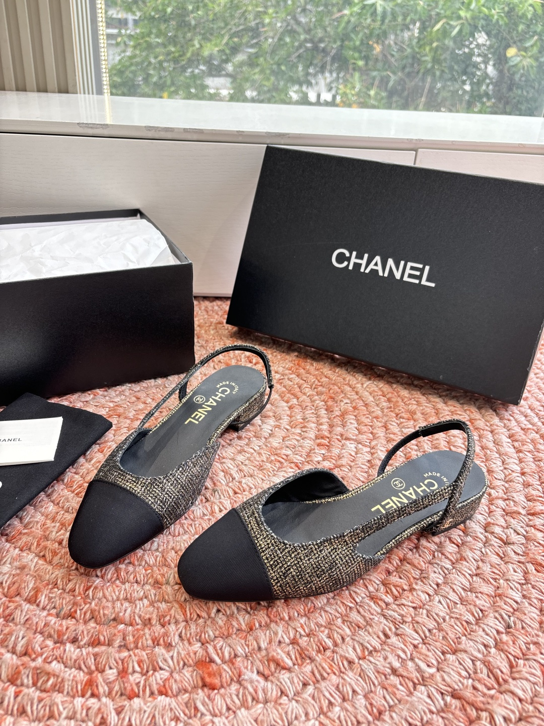 🌾G233所见即所得代购级CHANE*2026小香奈儿早春爆品玛丽珍包头单鞋凉鞋妥妥的自留款！！比经典款