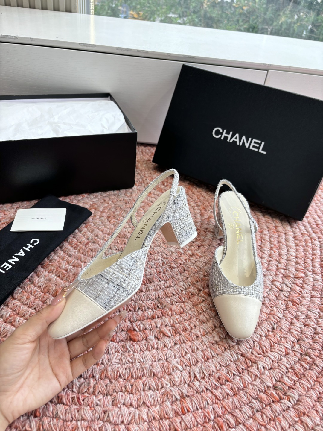 🌾G233所见即所得代购级CHANE*2026小香奈儿早春爆品玛丽珍包头单鞋凉鞋妥妥的自留款！！比经典款