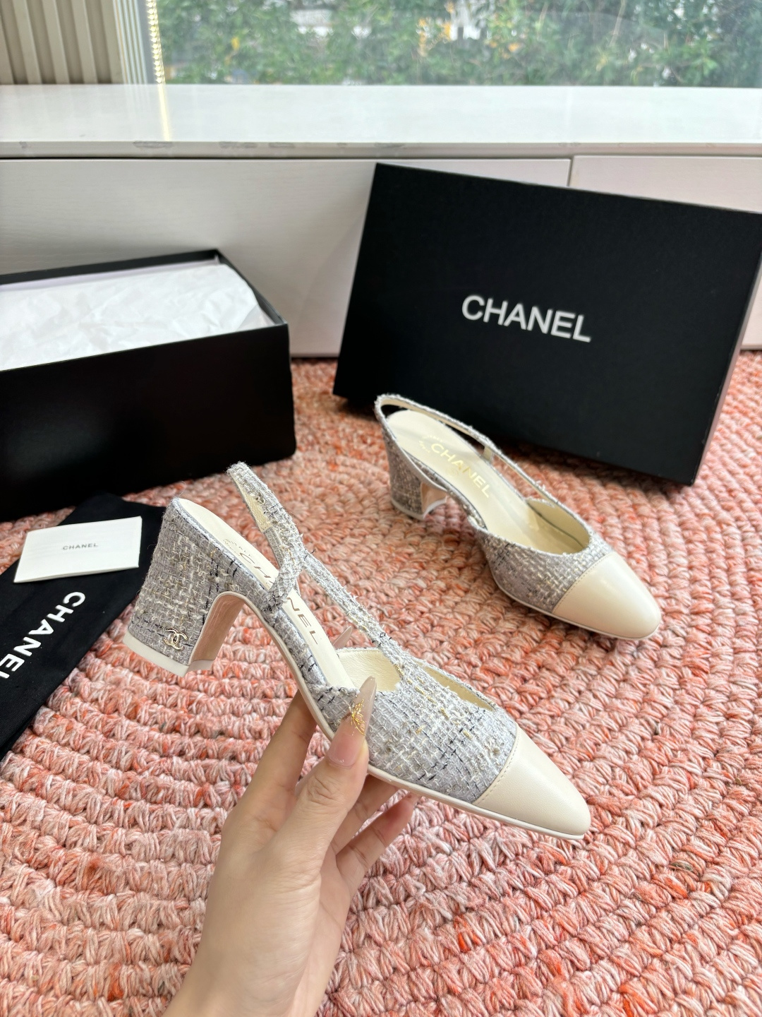 🌾G233所见即所得代购级CHANE*2026小香奈儿早春爆品玛丽珍包头单鞋凉鞋妥妥的自留款！！比经典款