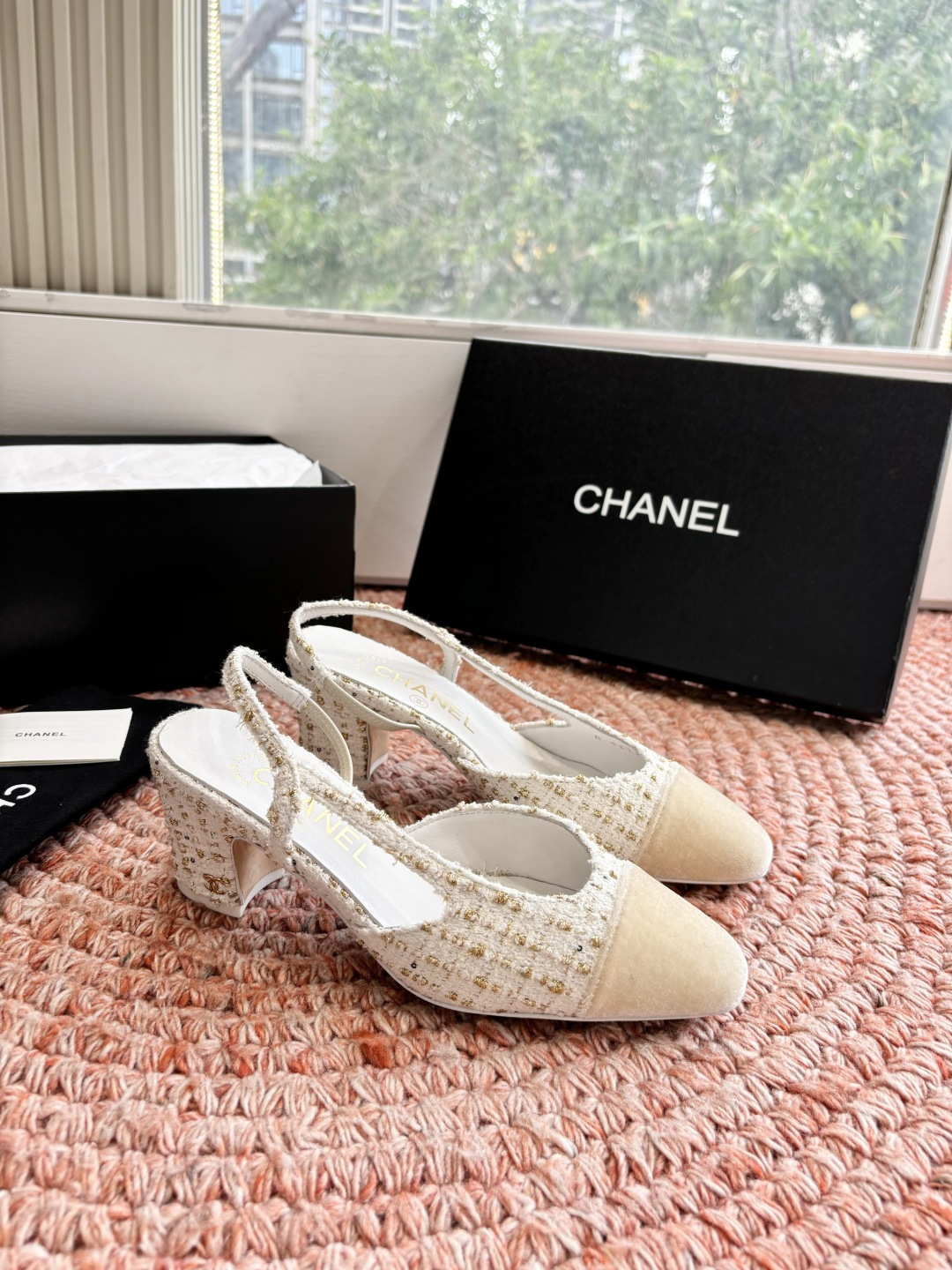 🌾G233所见即所得代购级CHANE*2026小香奈儿早春爆品玛丽珍包头单鞋凉鞋妥妥的自留款！！比经典款