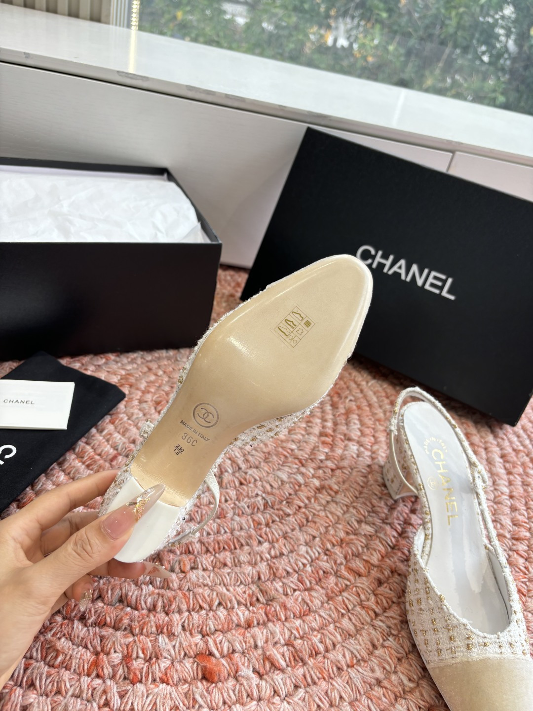🌾G233所见即所得代购级CHANE*2026小香奈儿早春爆品玛丽珍包头单鞋凉鞋妥妥的自留款！！比经典款