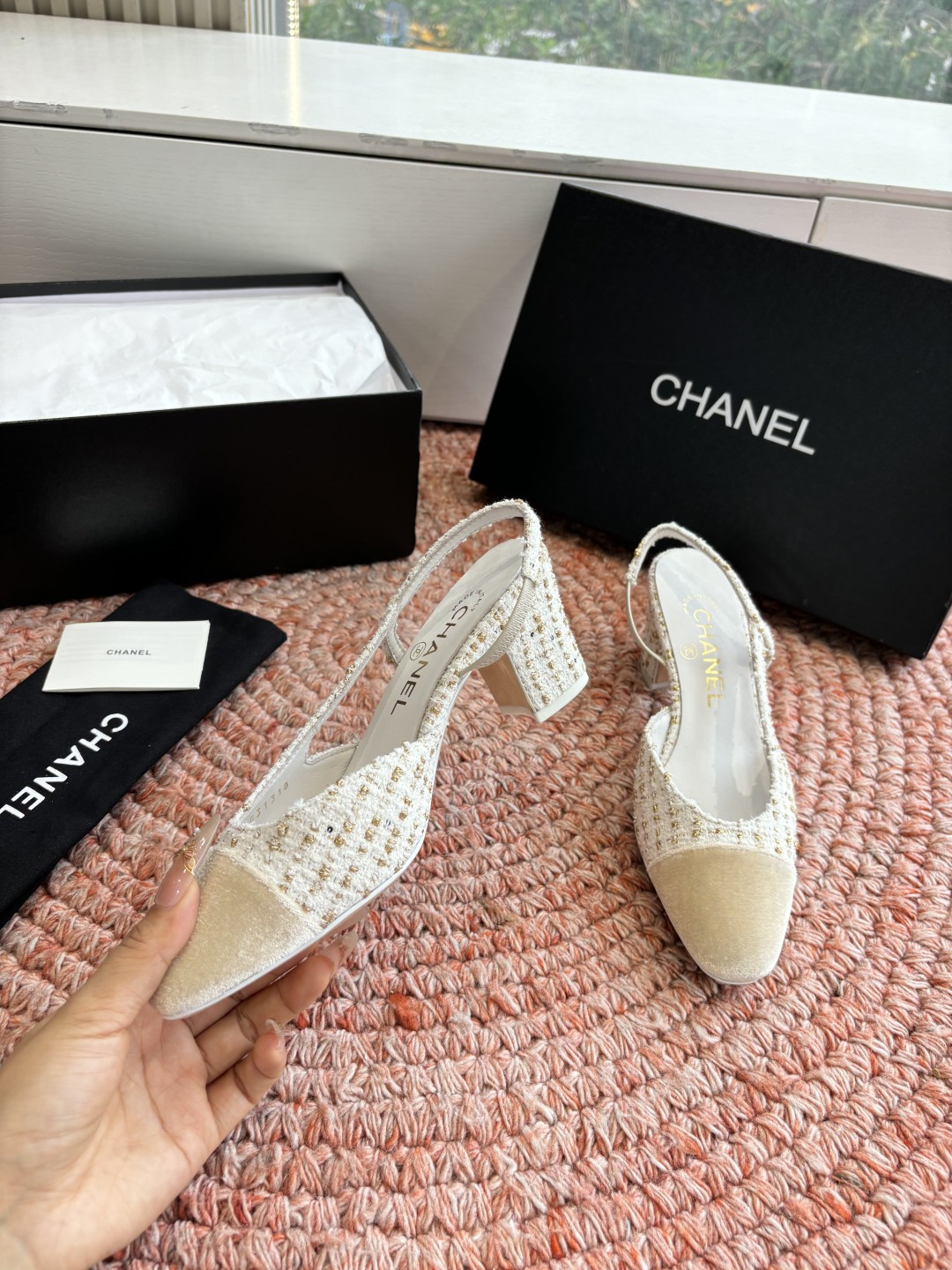 🌾G233所见即所得代购级CHANE*2026小香奈儿早春爆品玛丽珍包头单鞋凉鞋妥妥的自留款！！比经典款