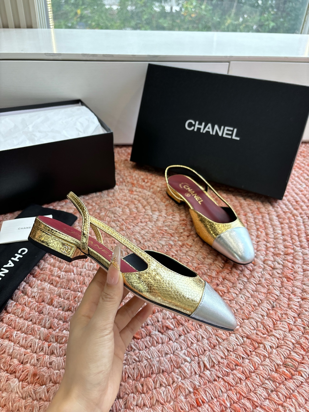 🌾G233所见即所得代购级CHANE*2026小香奈儿早春爆品玛丽珍包头单鞋凉鞋妥妥的自留款！！比经典款