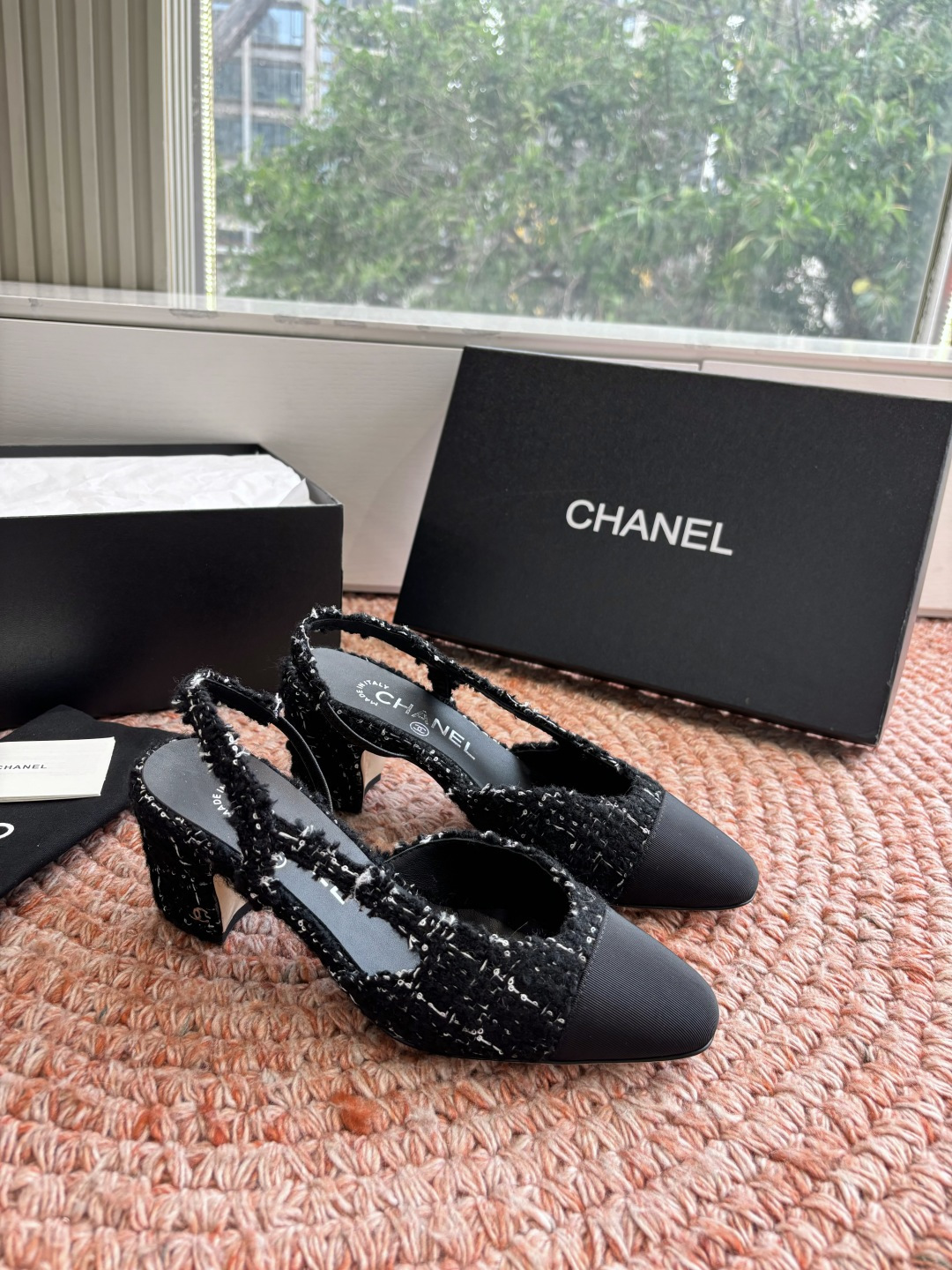 🌾G233所见即所得代购级CHANE*2026小香奈儿早春爆品玛丽珍包头单鞋凉鞋妥妥的自留款！！比经典款