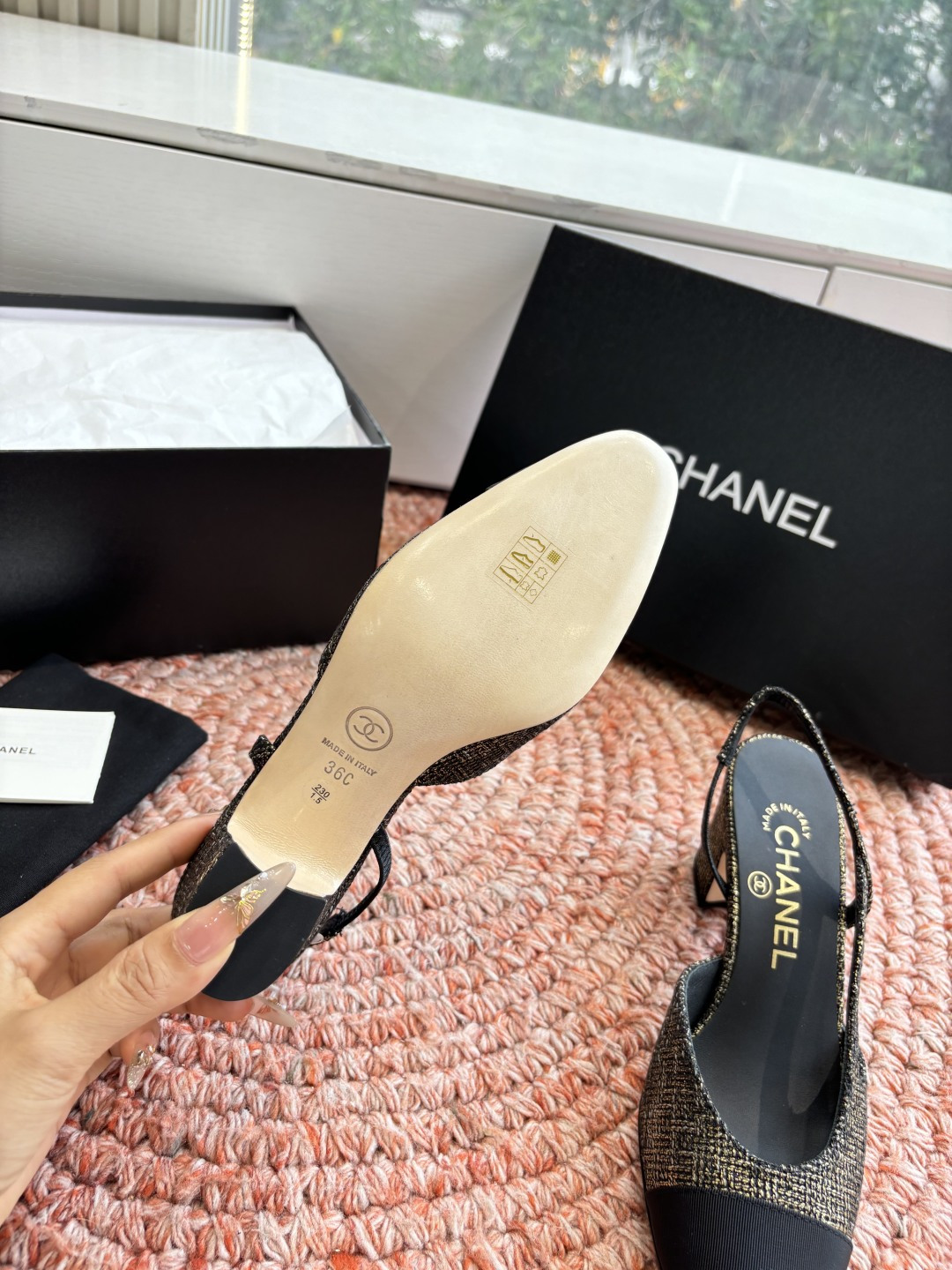 🌾G233所见即所得代购级CHANE*2026小香奈儿早春爆品玛丽珍包头单鞋凉鞋妥妥的自留款！！比经典款