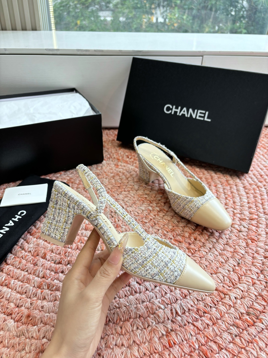 🌾G233所见即所得代购级CHANE*2026小香奈儿早春爆品玛丽珍包头单鞋凉鞋妥妥的自留款！！比经典款